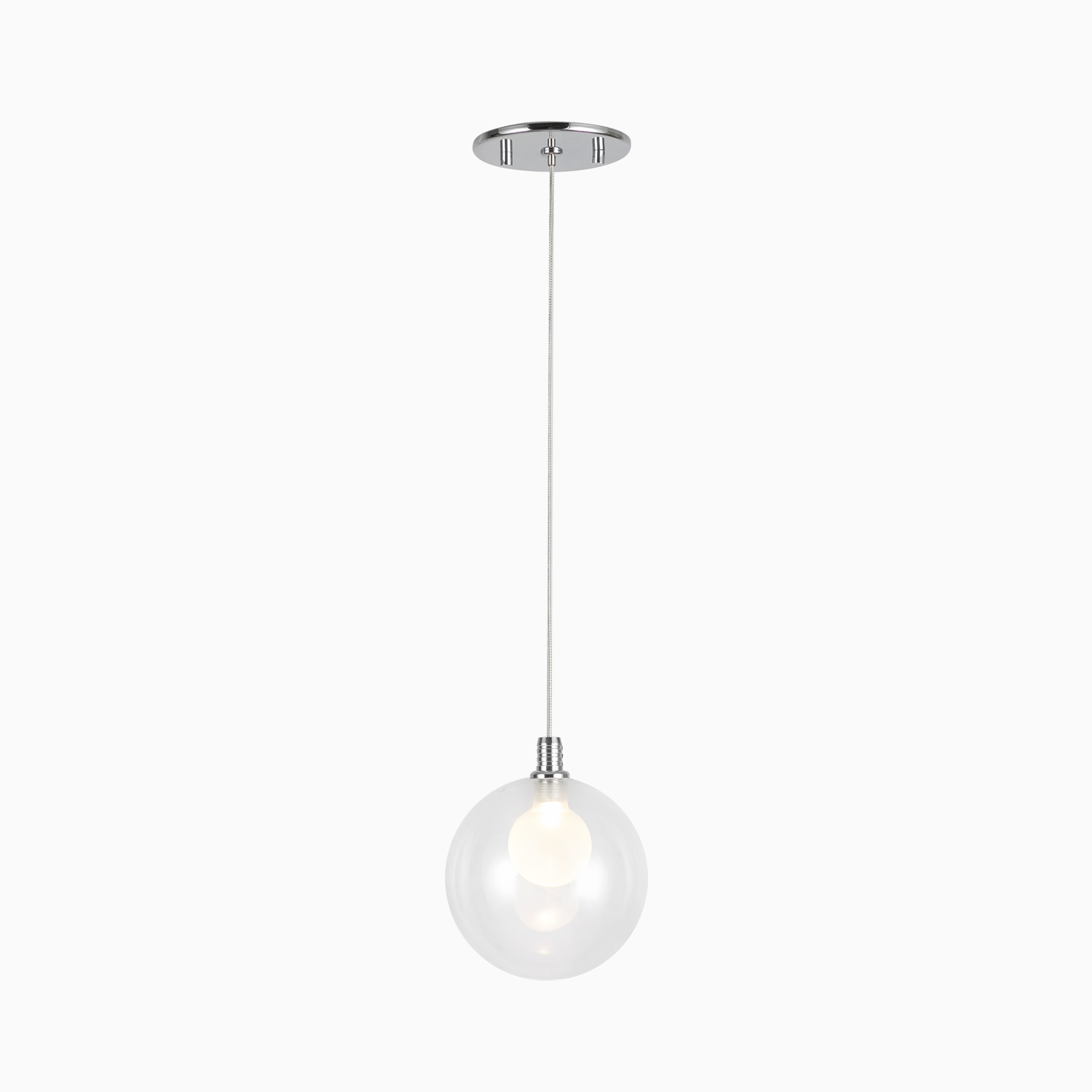 Renee 6" LED Pendant in Chrome