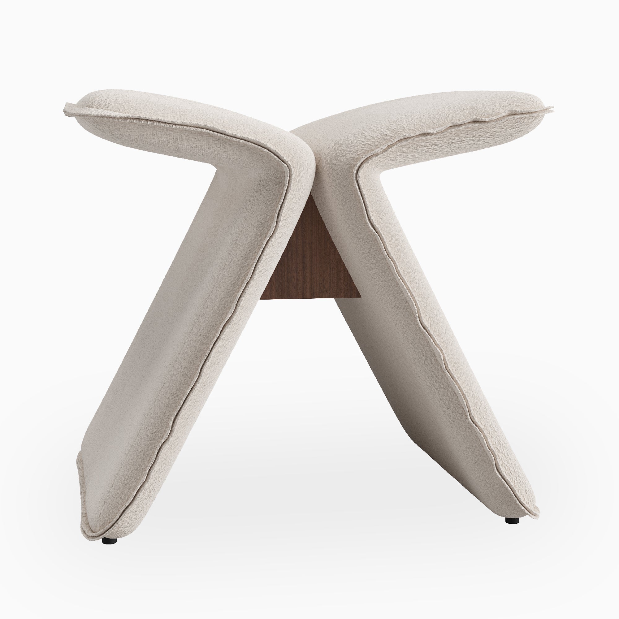 Adelin Walnut Stool in Matte, 18"