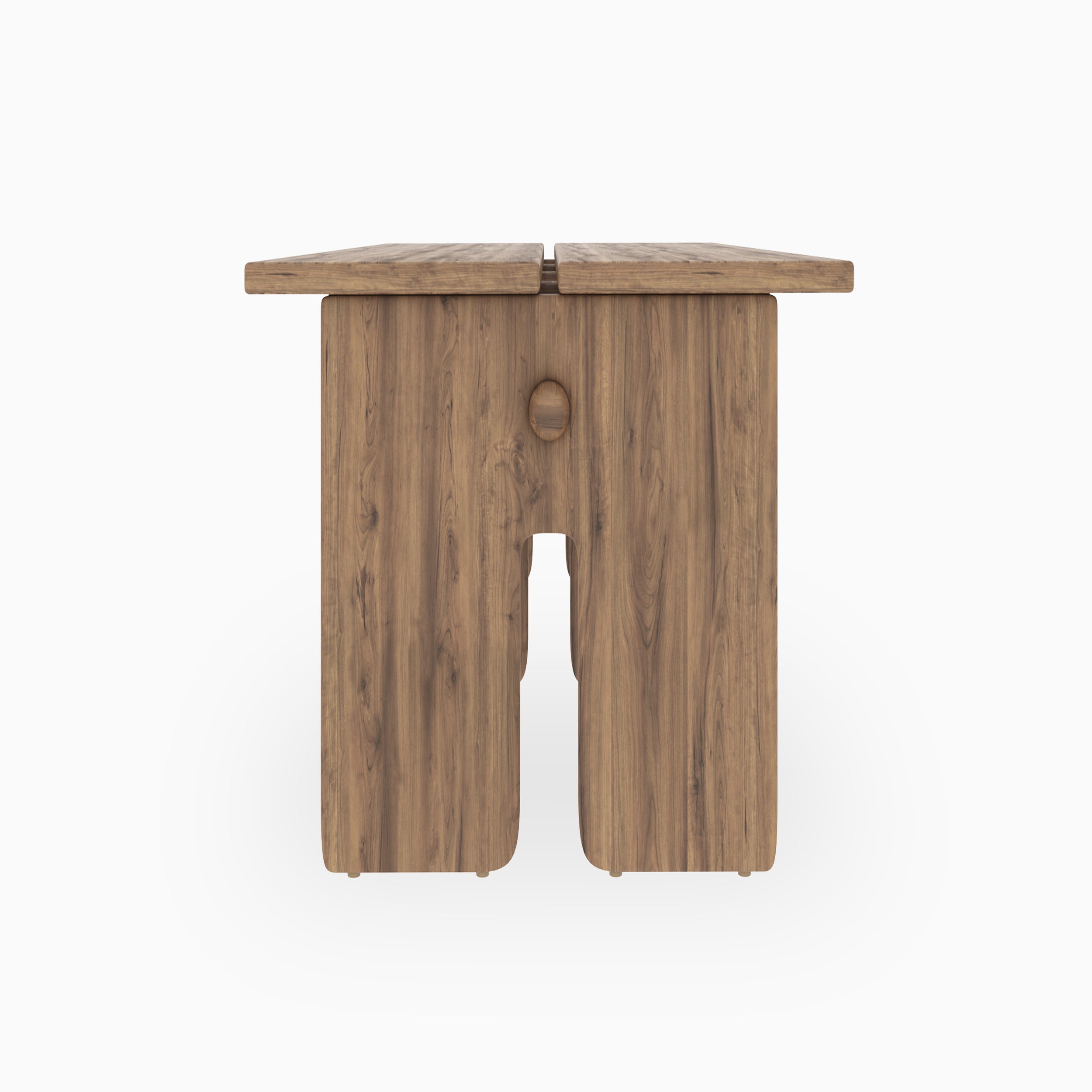 Bastien Walnut Dining Table, 84" x 42"