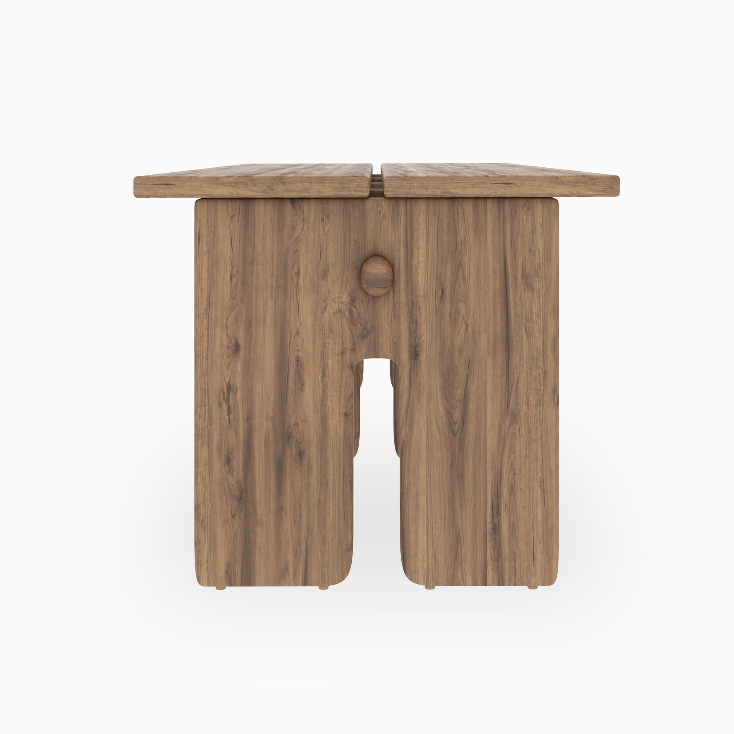 Bastien Walnut Dining Table in Matte, 96" x 42"