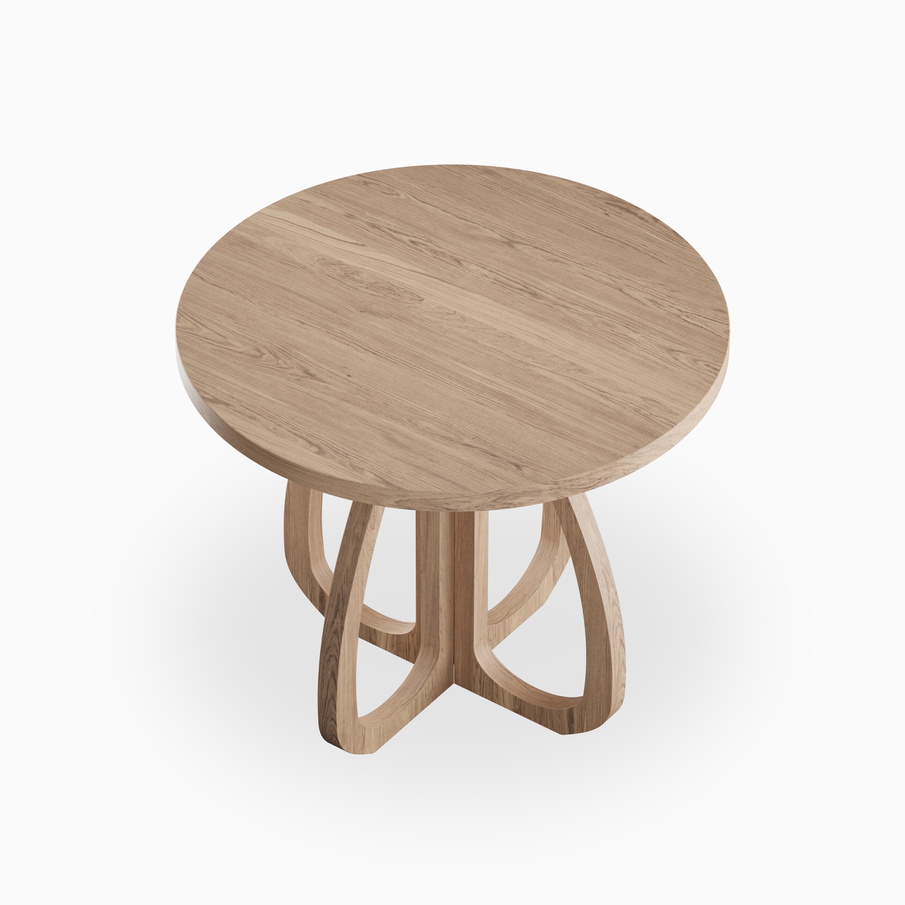 Laurent Walnut Round Dining Table in Matte, 36"