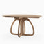Laurent Walnut Round Dining Table in Matte, 60"