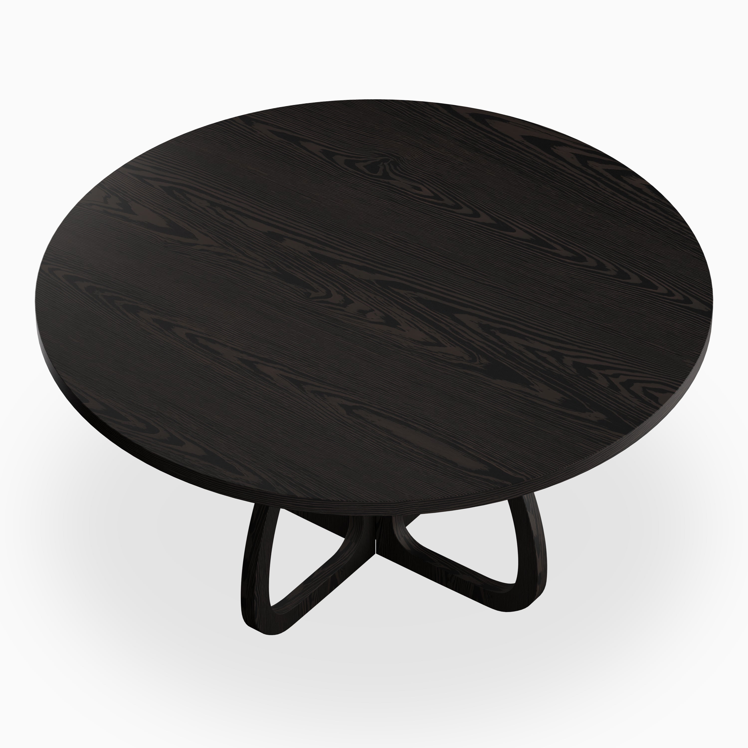 Laurent Ash Round Dining Table in Wenge, 60"