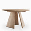 Corentin Walnut Round Dining Table in Matte, 48"