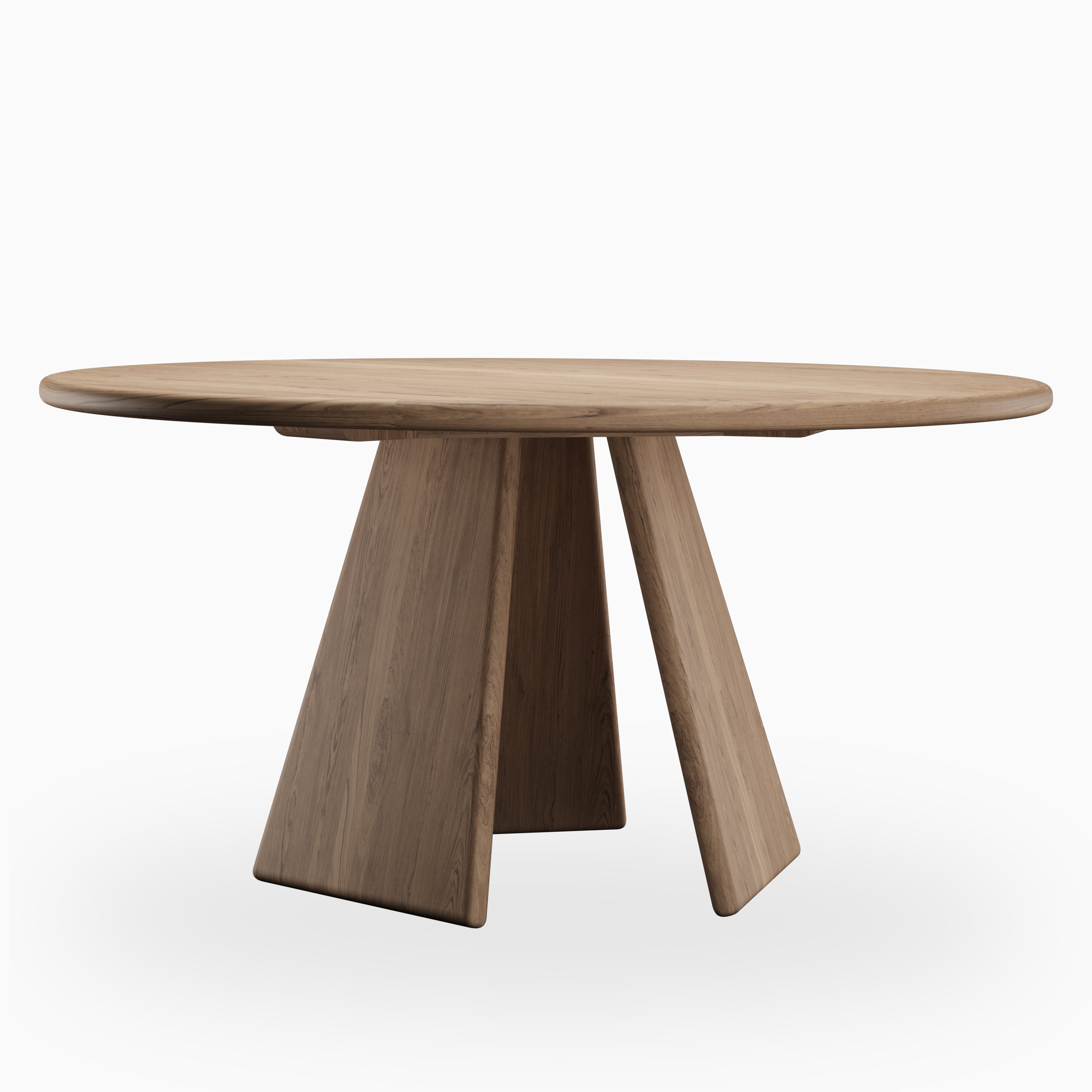 Corentin Walnut Round Dining Table in Matte, 60"