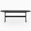 Fleurin Ash Oval Dining Table in Wenge, 84"
