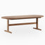 Fleurin Walnut Oval Dining Table in Matte, 96"