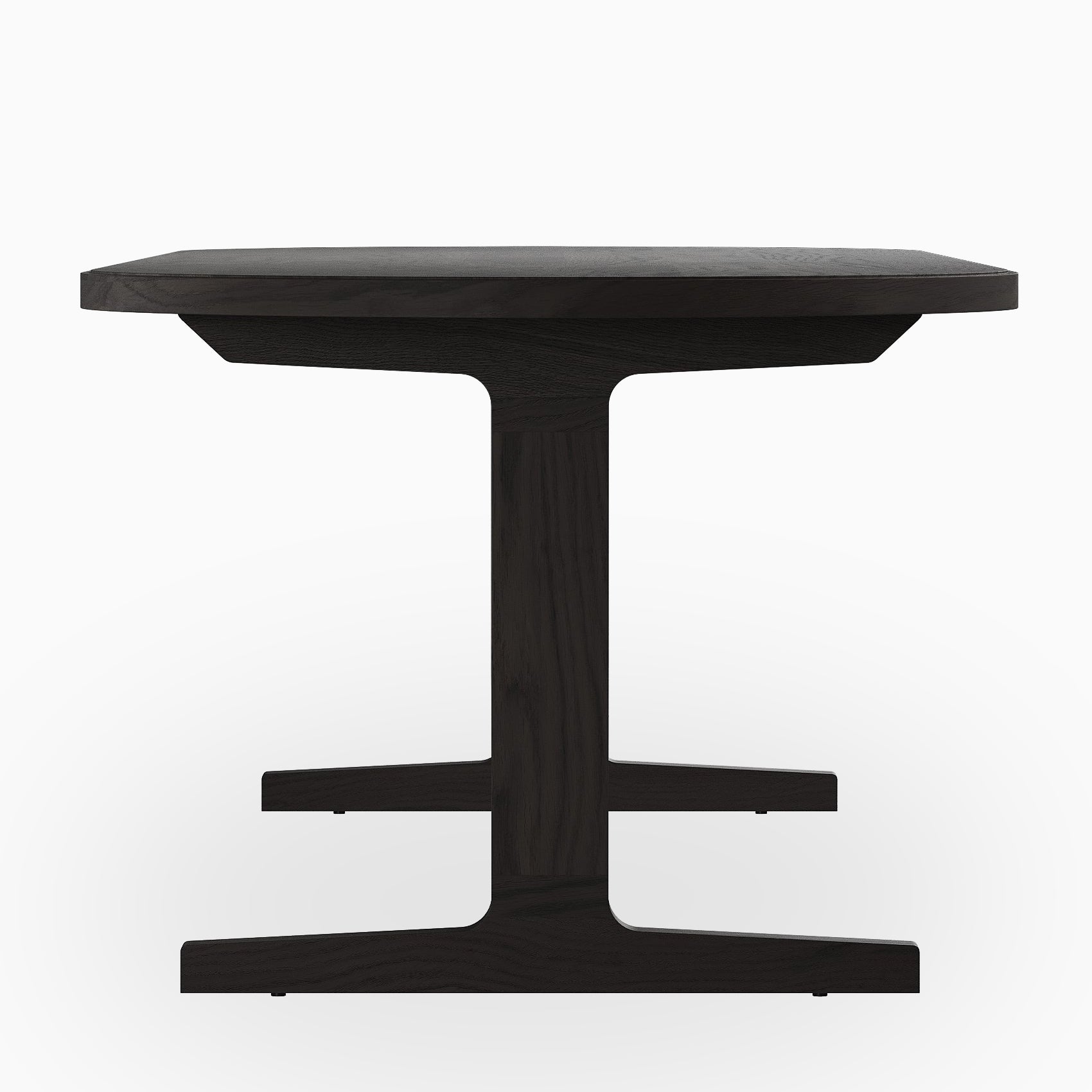 Fleurin Ash Oval Dining Table in Wenge, 96"