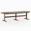 Fleurin Walnut Oval Dining Table in Matte, 120"