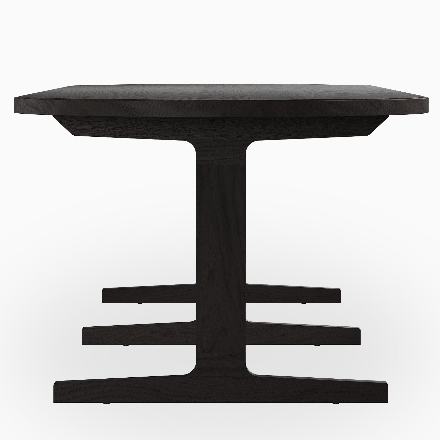 Fleurin Ash Oval Dining Table in Wenge, 120"