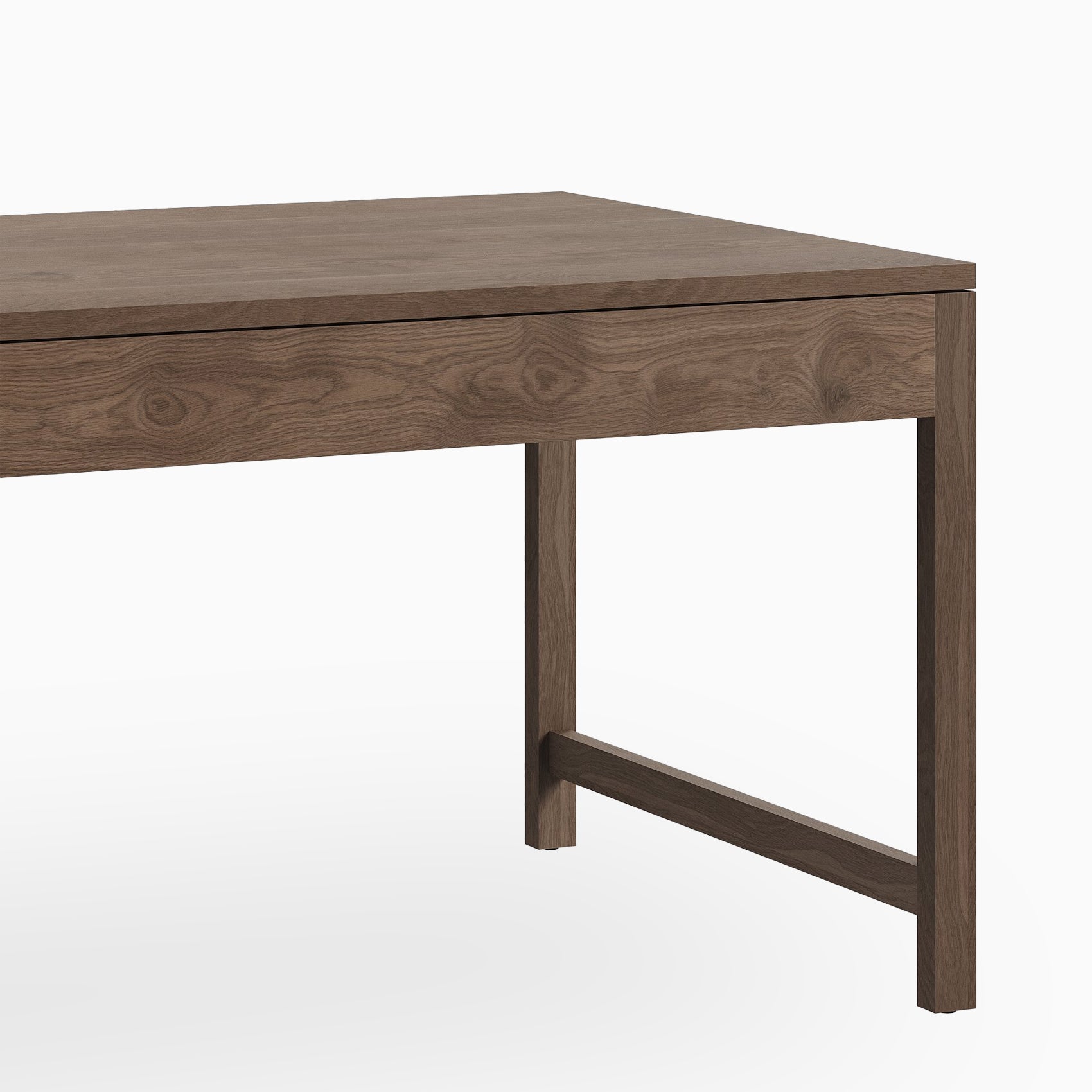 Thibault Walnut Dining Table in Matte, 84" x 36"