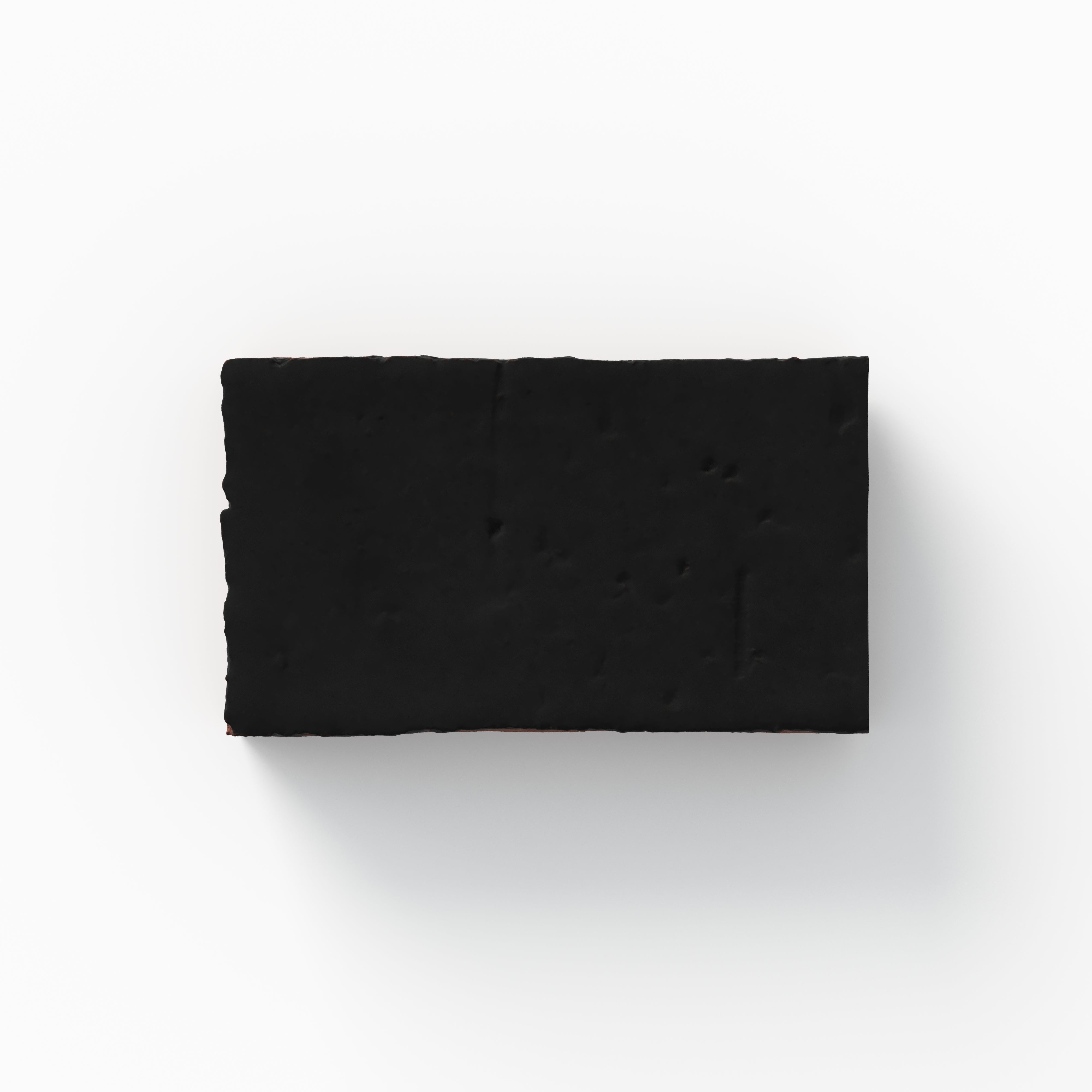 Elias 2 x 8 Glossy Brick in Charcoal Sample