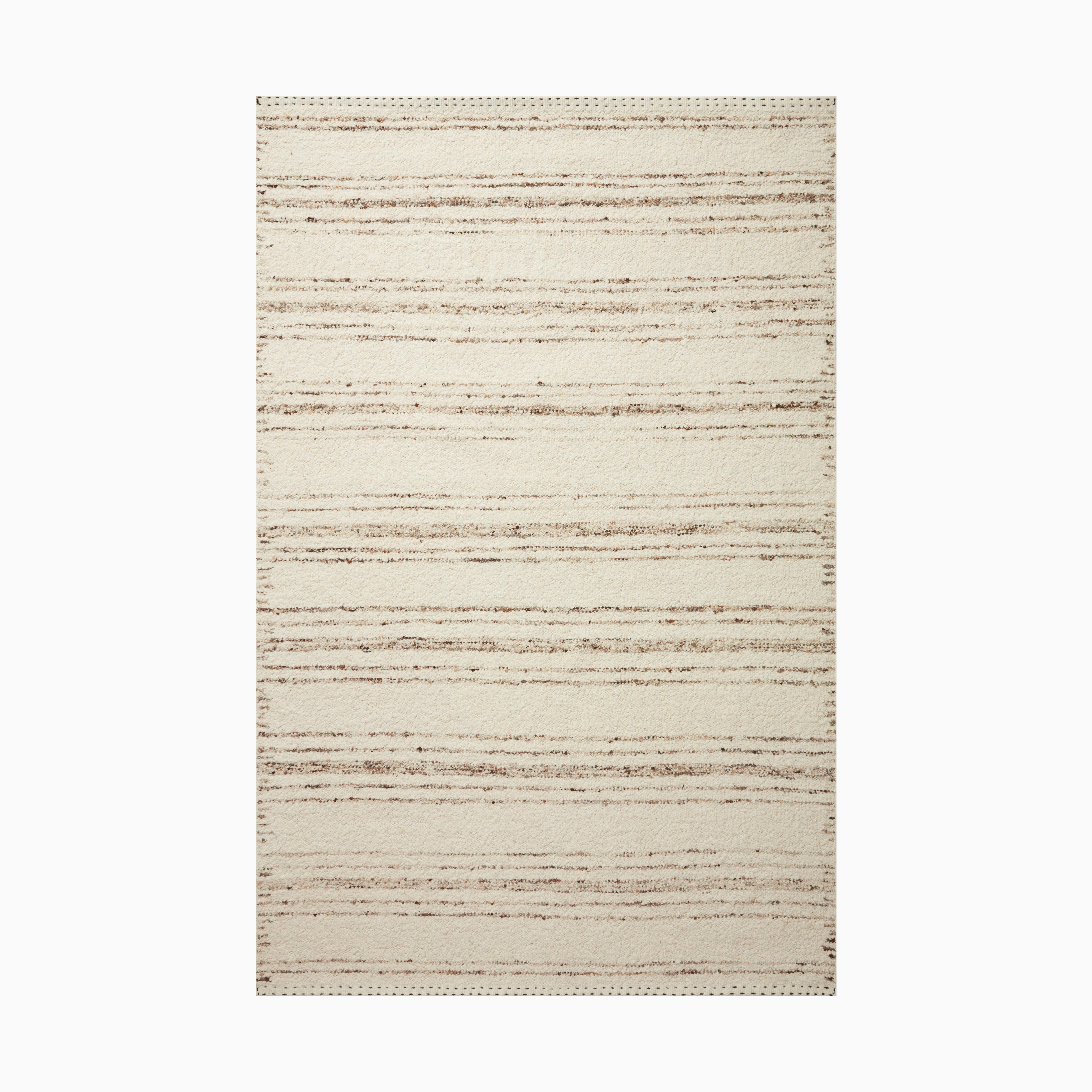 Bowie Rug in Bone / Chocolate