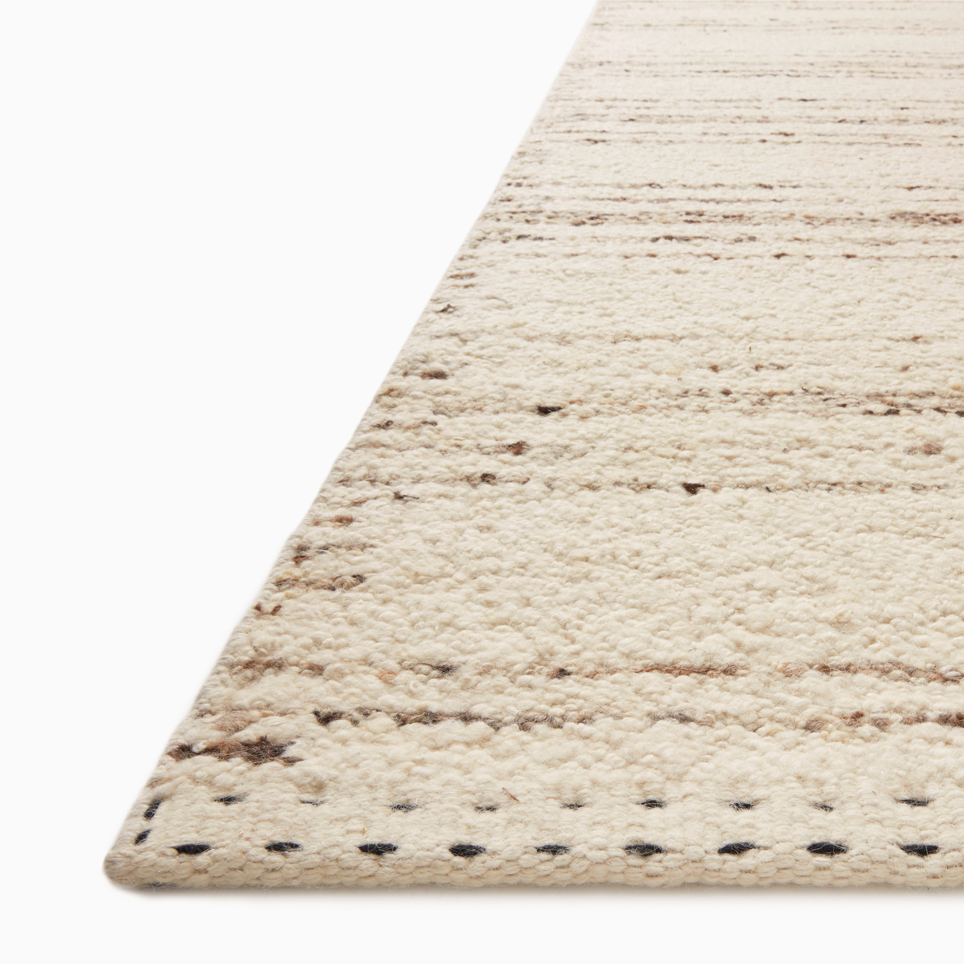 Bowie Rug in Bone / Chocolate