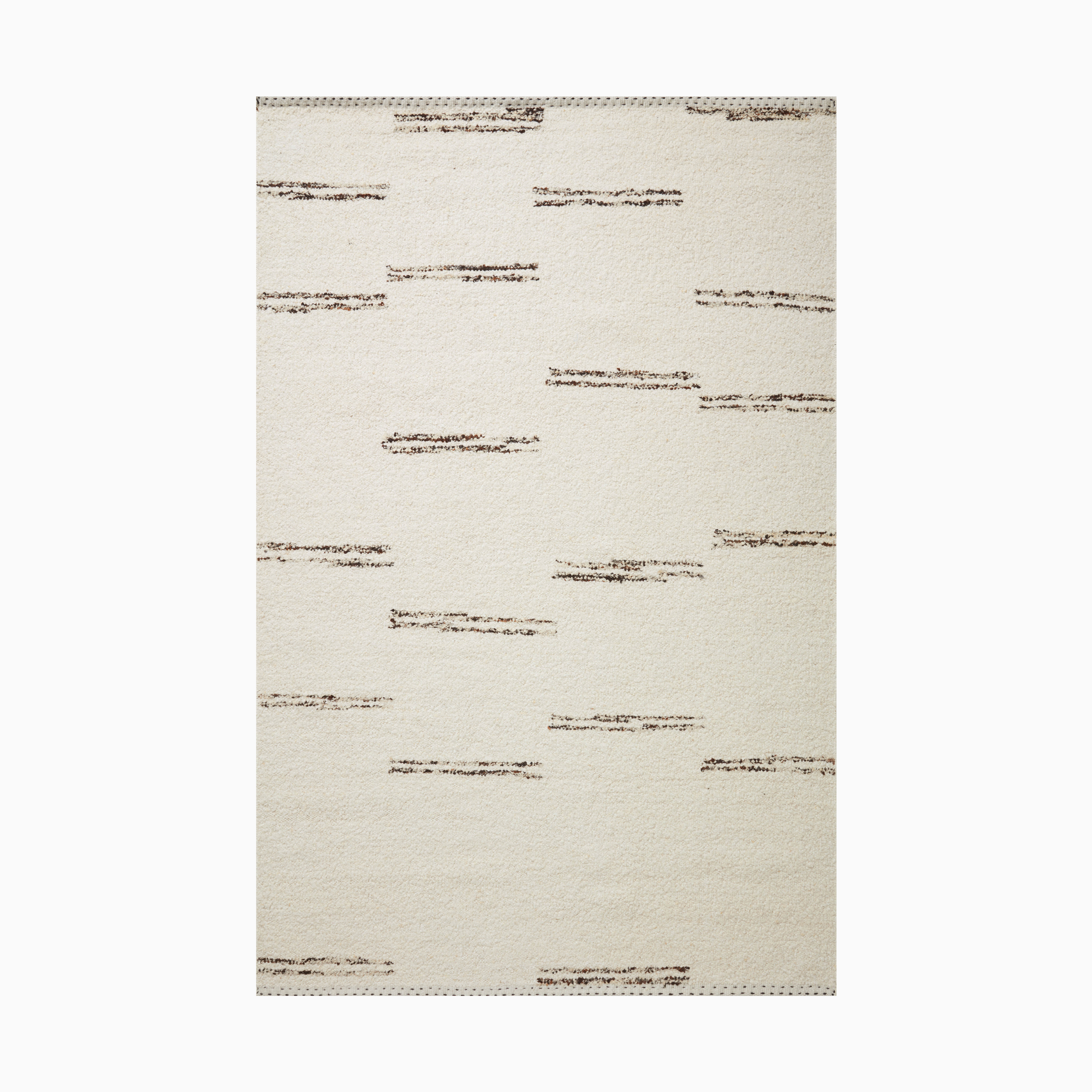 Bowie Rug in Pearl / Coffee
