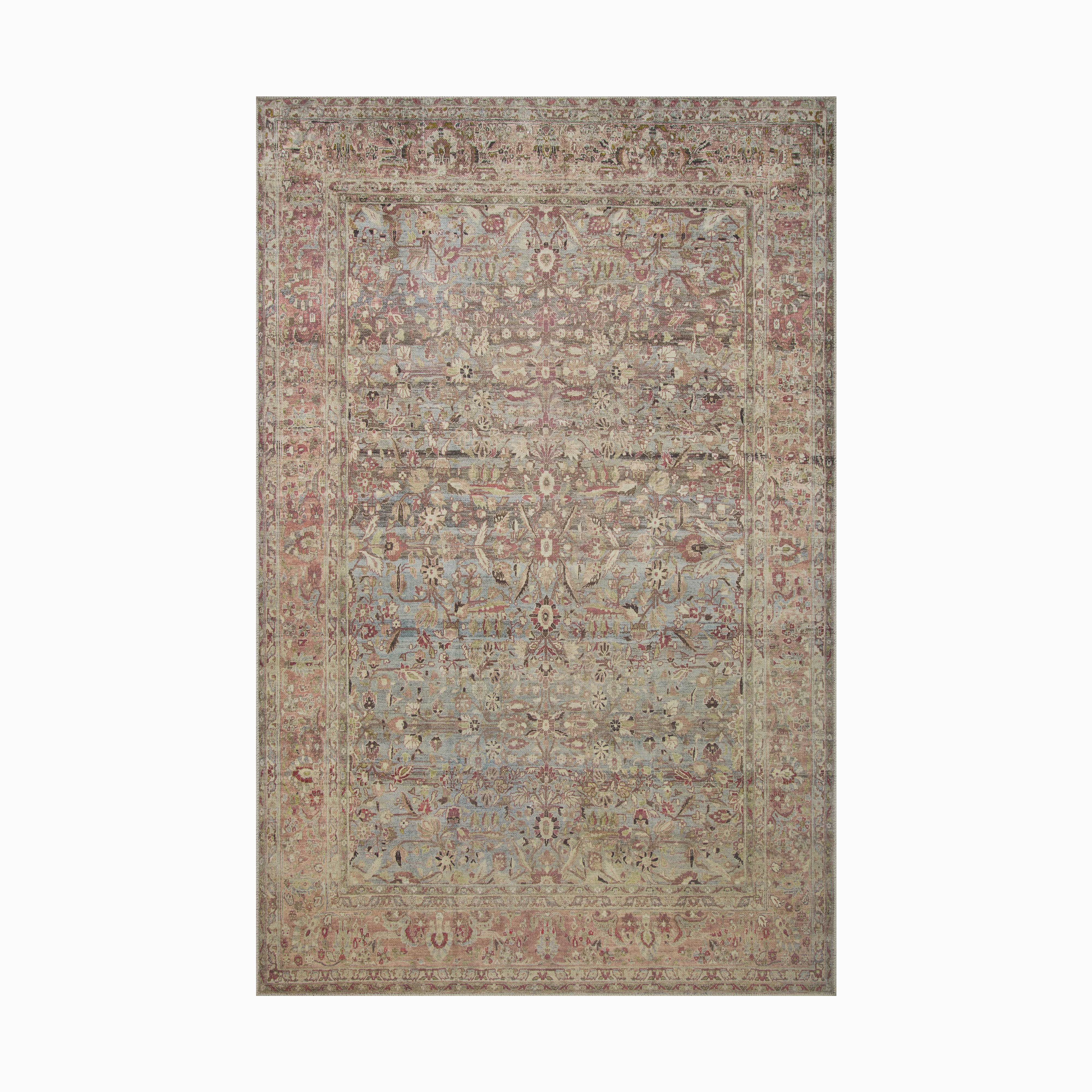 Georgette Rug in Sky / Blush