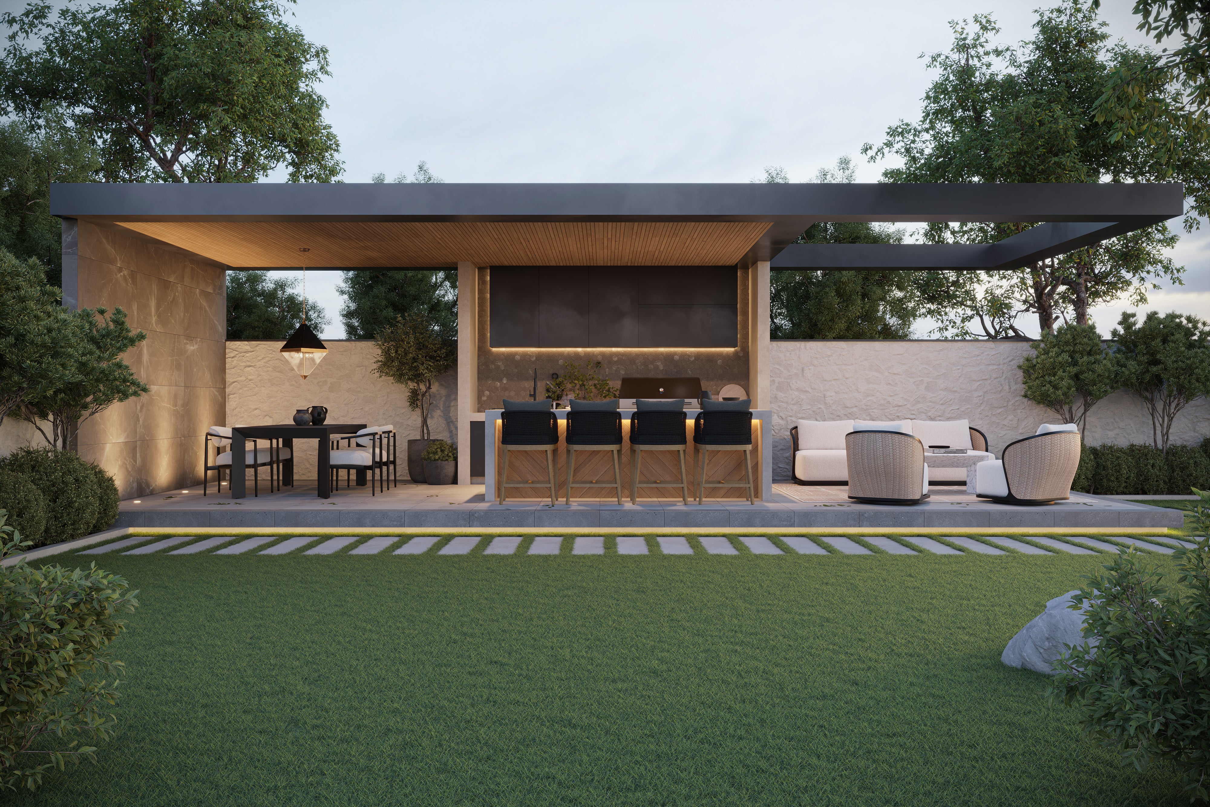 Sloane 24x24 Matte Porcelain Tile in Pebble