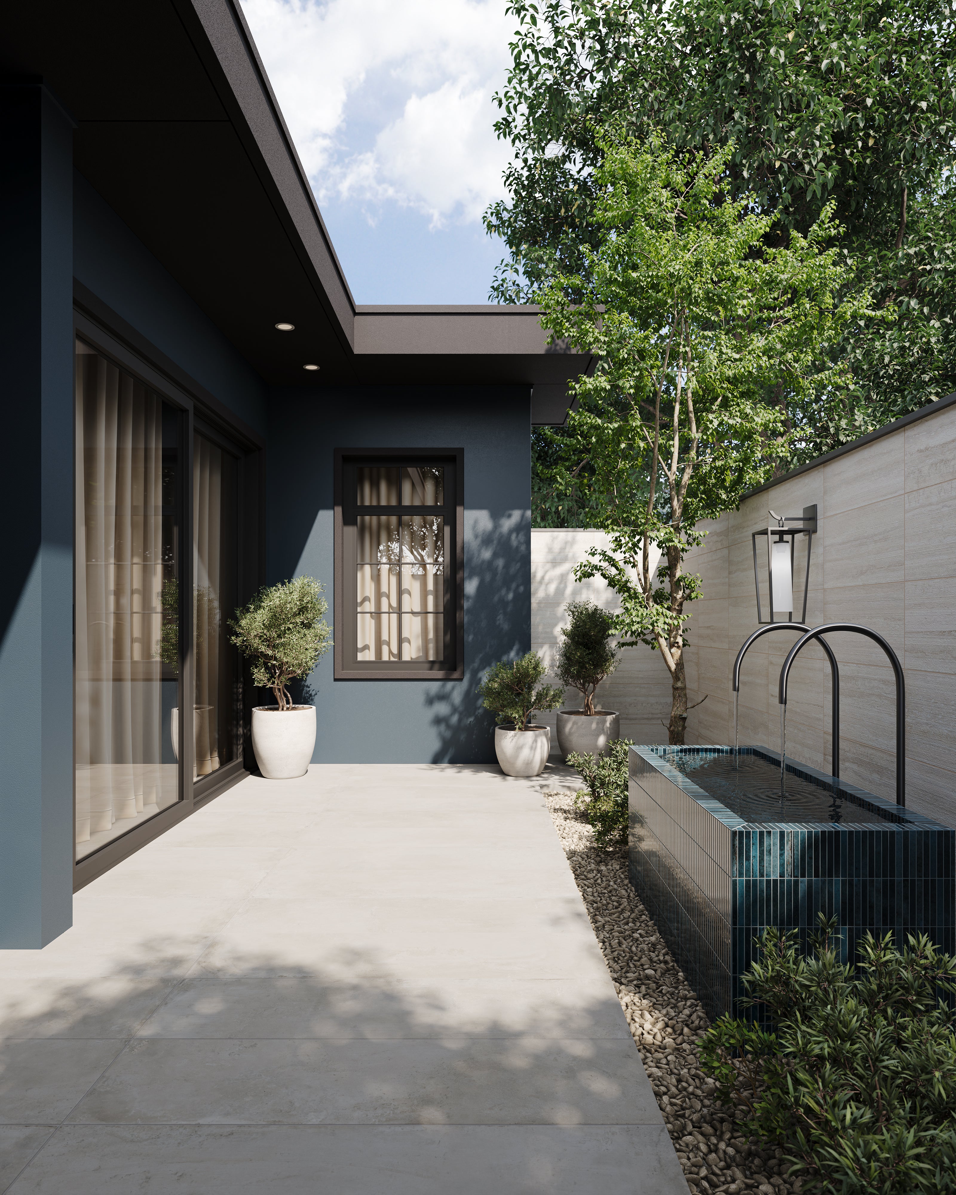 Ramsey 12x48 Grip Porcelain 2cm Paver Tile in Putty