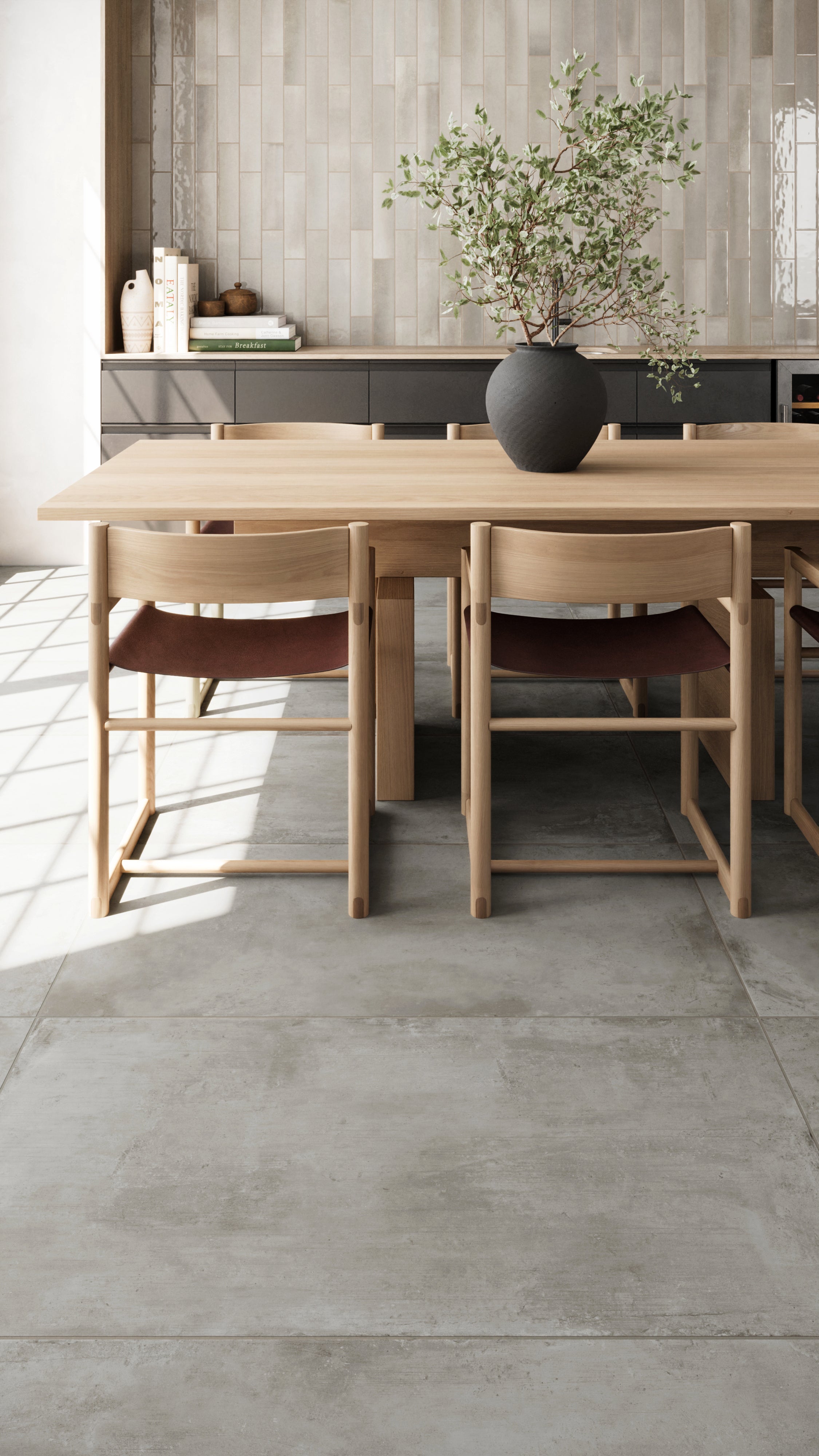 Ramsey 24x48 Matte Porcelain Tile in Ash