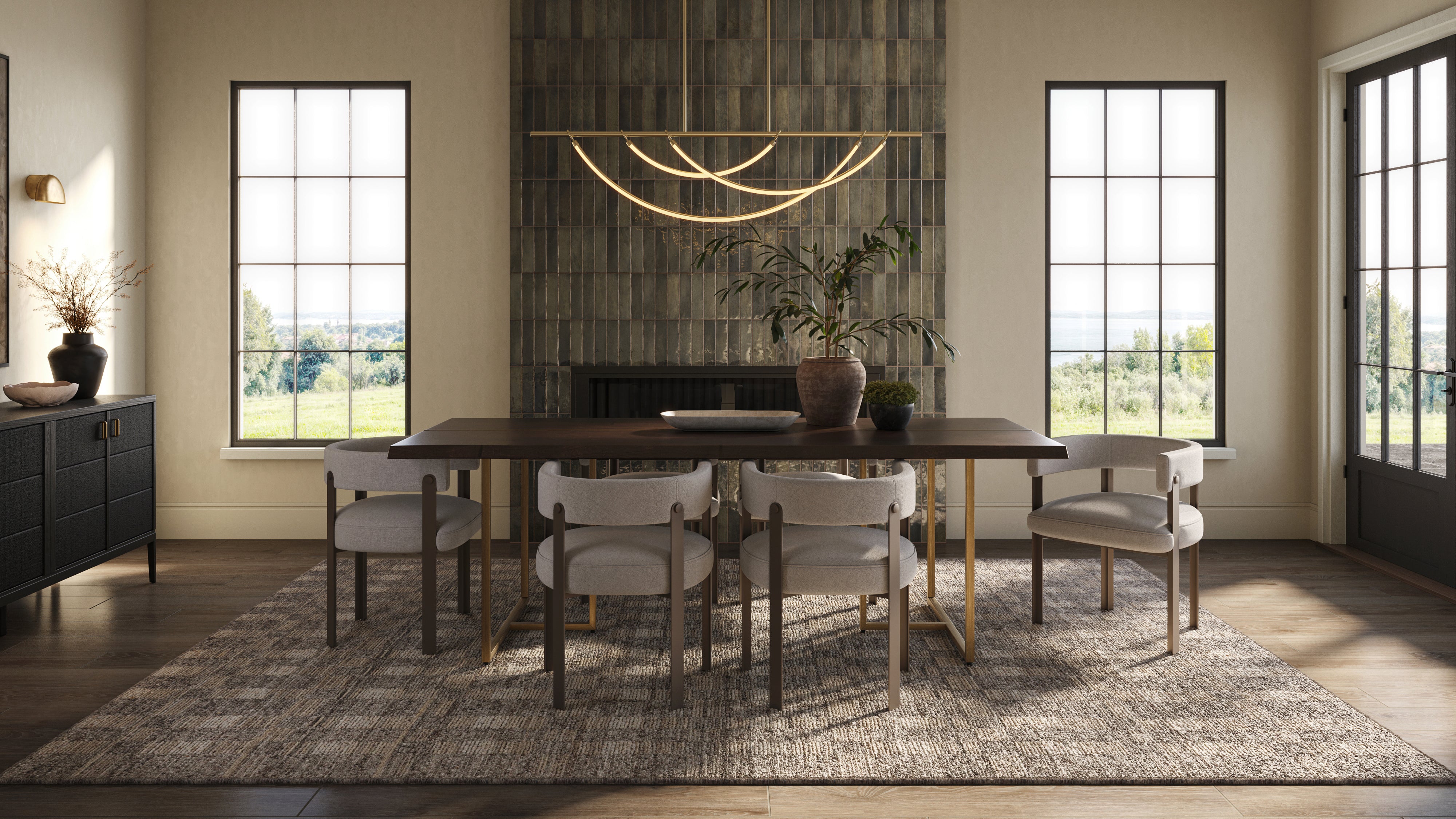 Davies Rug in Ash / Sand