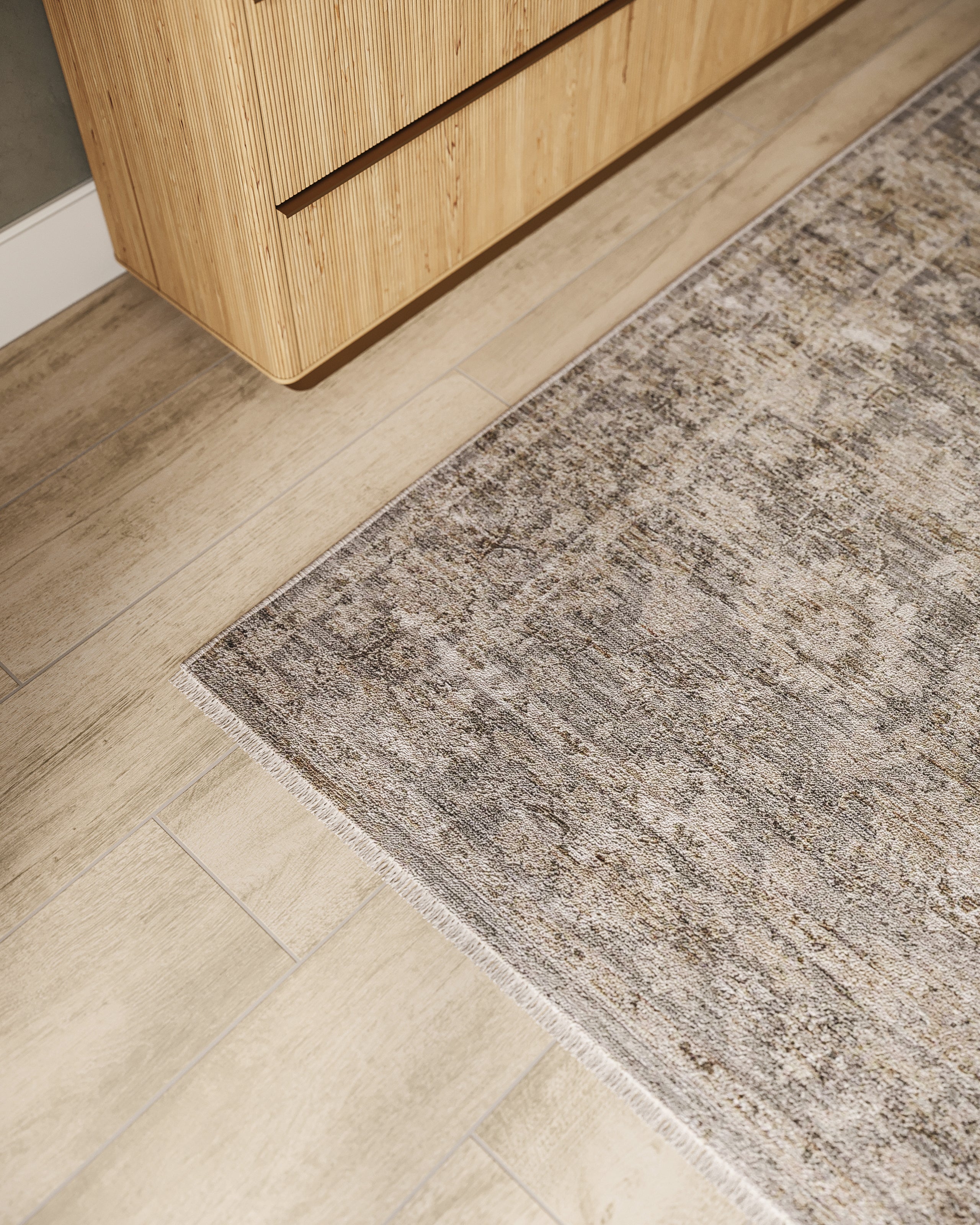 Nora 8x48 Matte Porcelain Tile in Crema