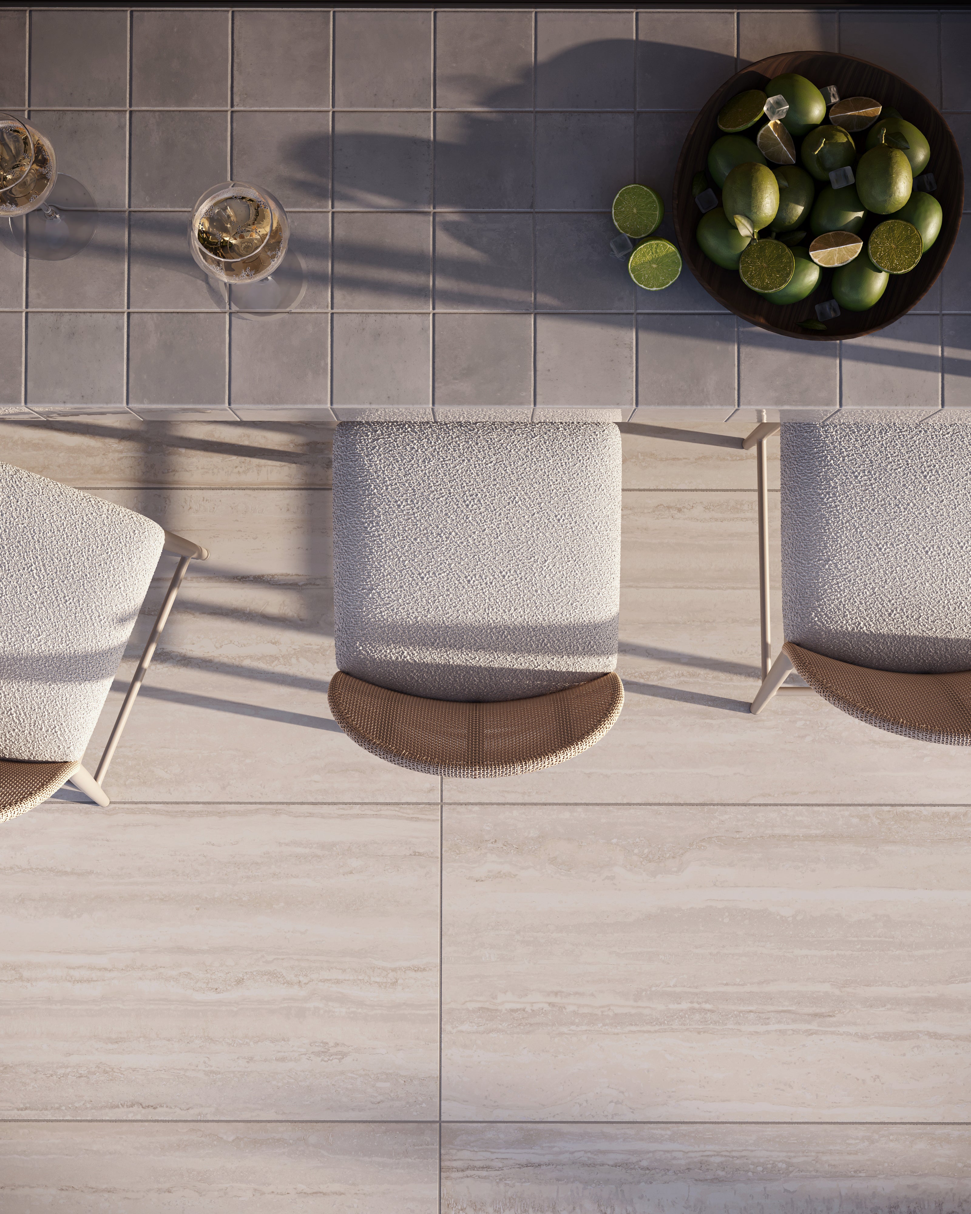 Wren 24x48 Grip Porcelain 2cm Paver Tile in Oat