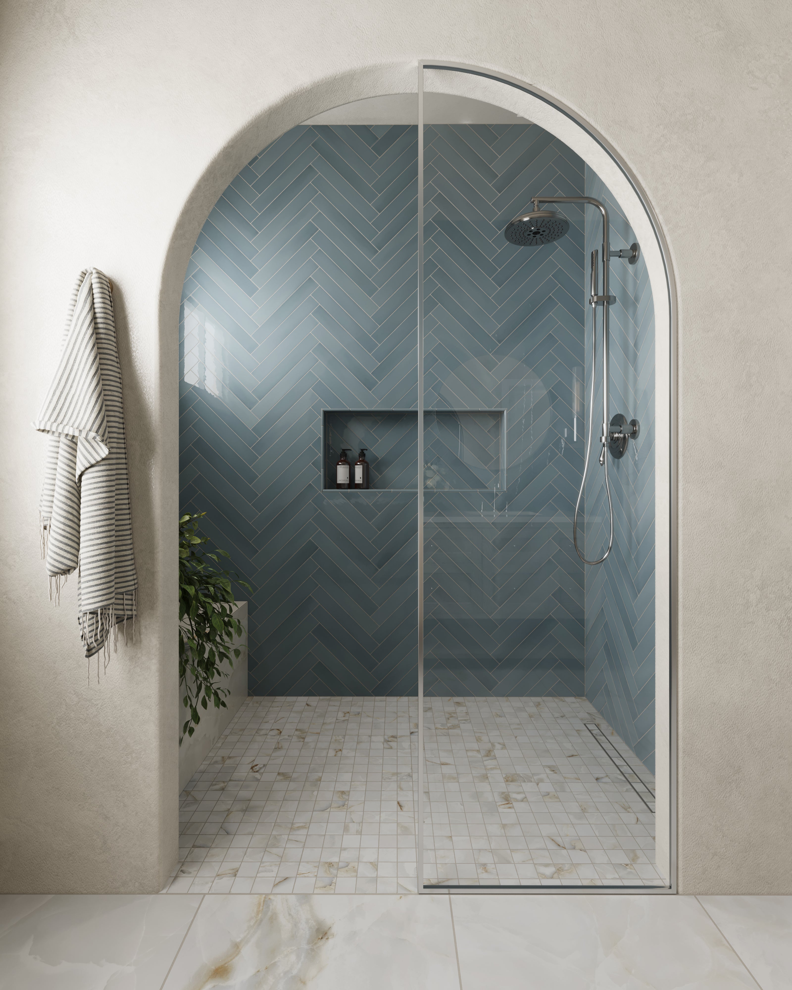 Astrid 24x48 Matte Porcelain Tile in Pearl