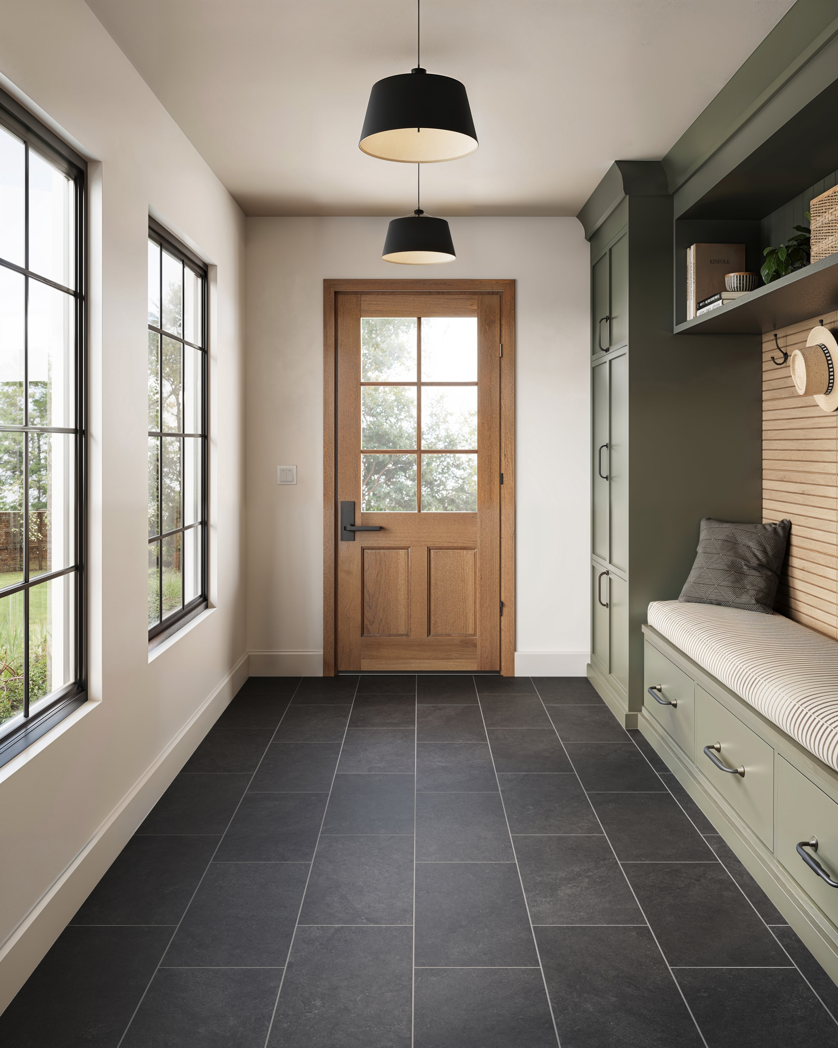 Adeline 12x24 Matte Porcelain Tile in Midnight