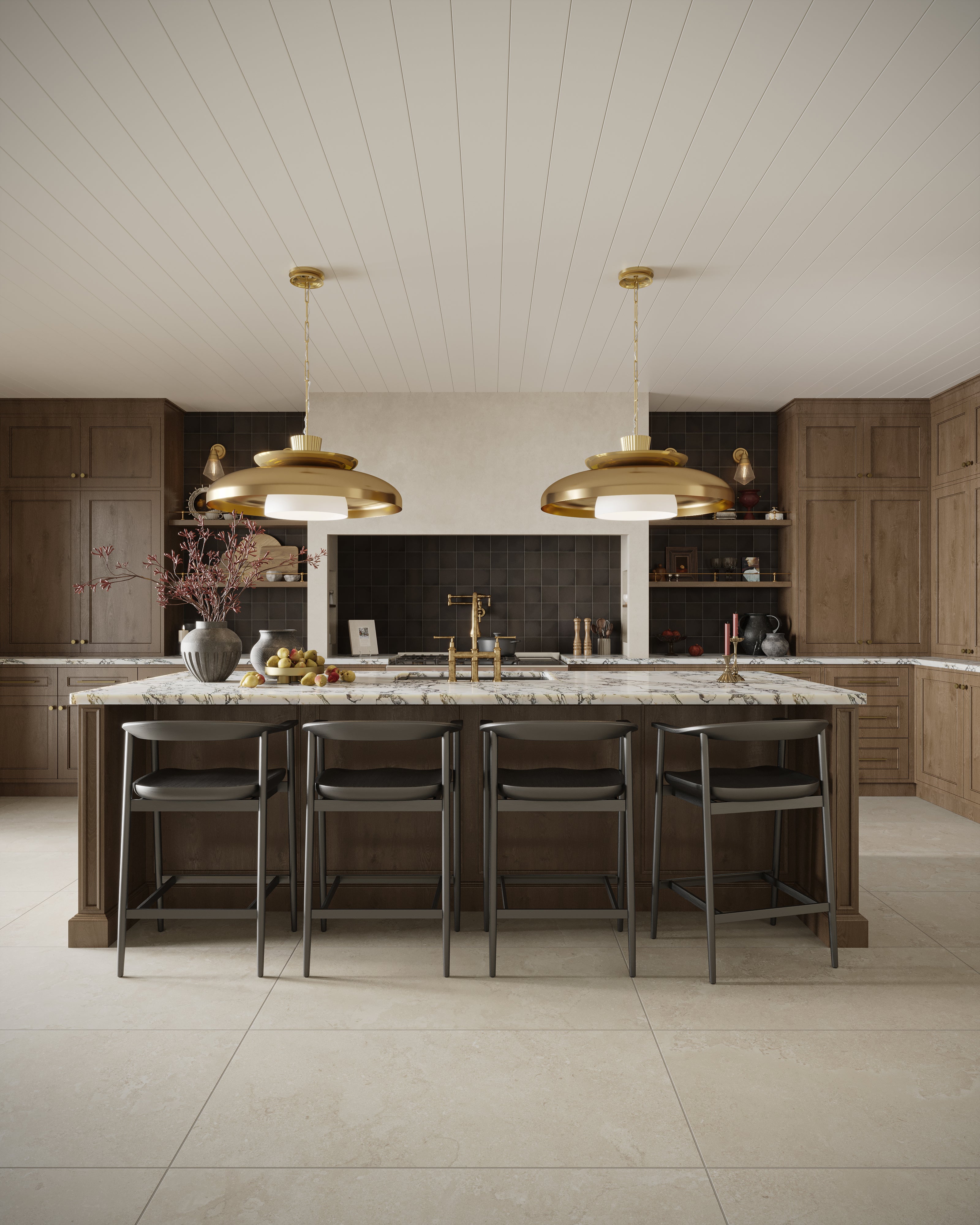 Tatum 24x48 Matte Porcelain Tile in Cross-Cut Sand