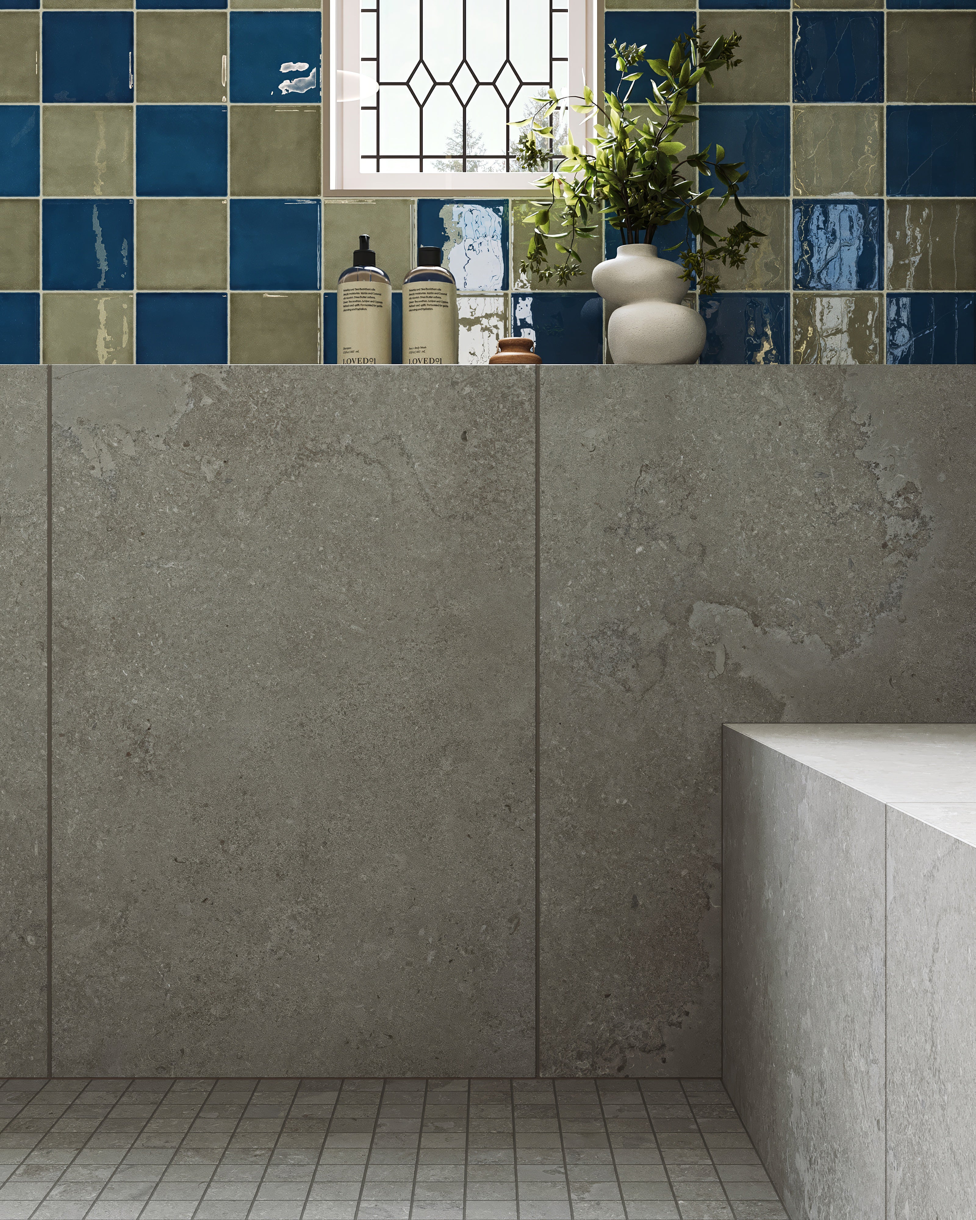 Tatum 24x48 Matte Porcelain Tile in Cross-Cut Dune