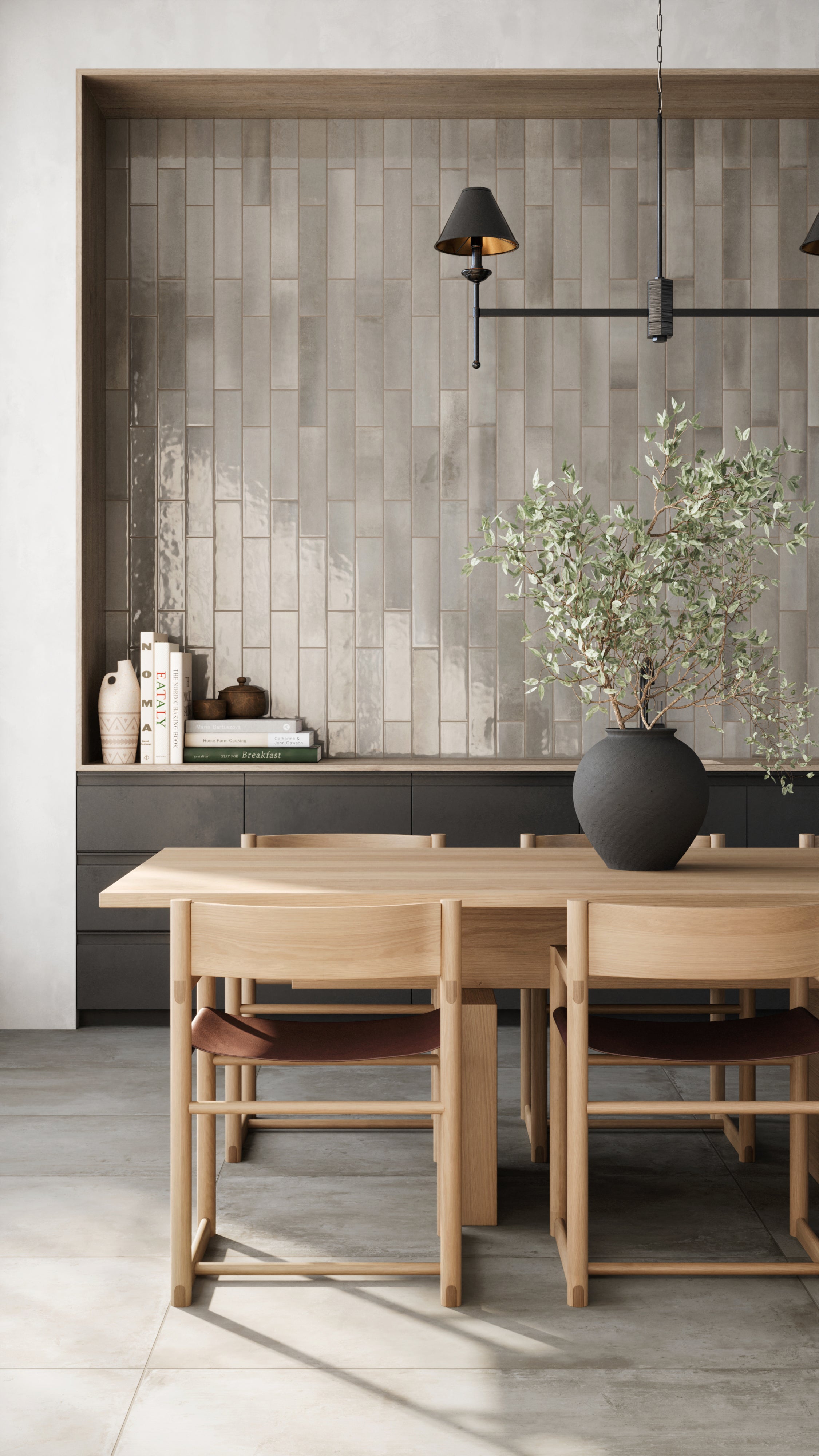 Ramsey 24x48 Matte Porcelain Tile in Ash