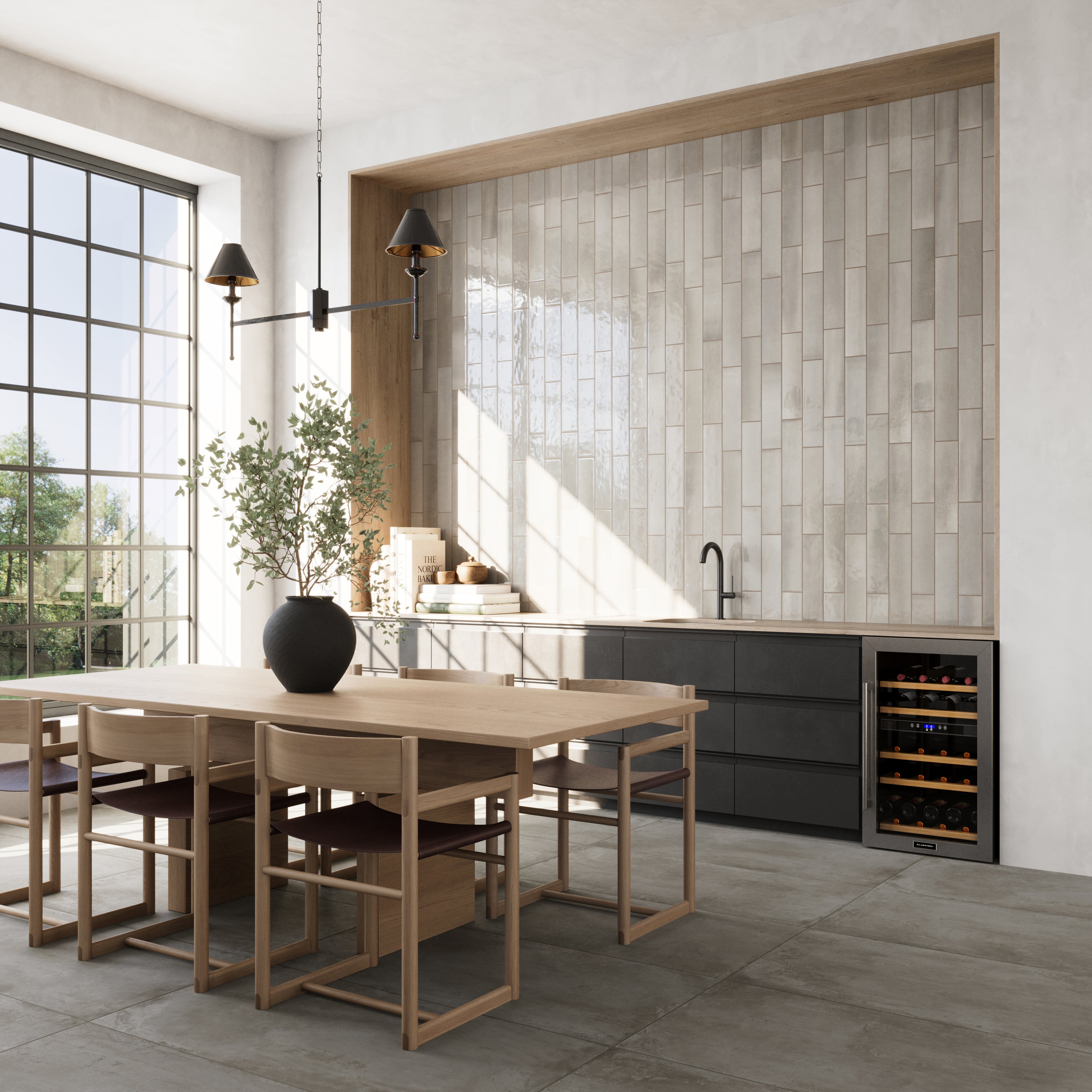 Ramsey 24x48 Matte Porcelain Tile in Ash