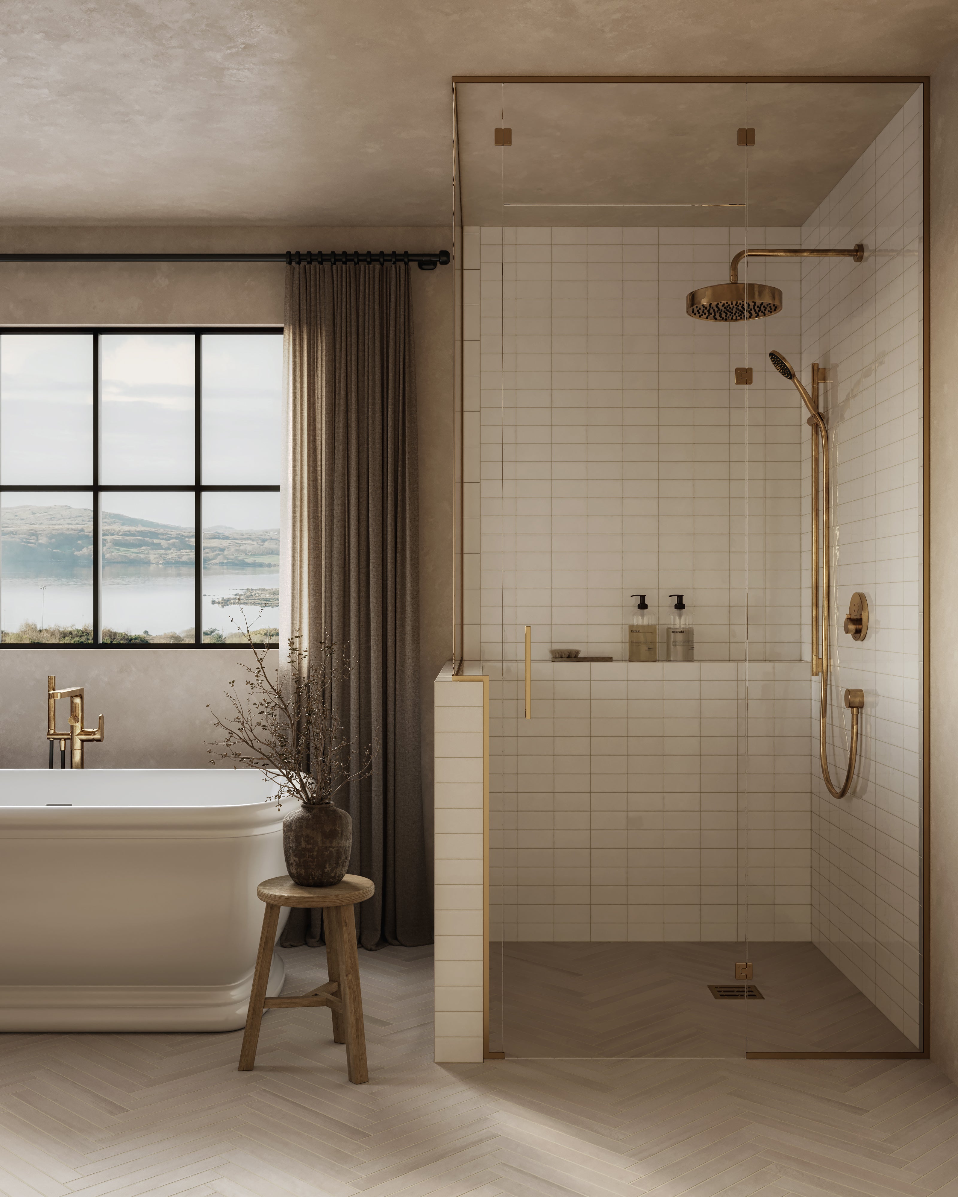 Catalina 2x16 Matte Porcelain Tile in Mushroom