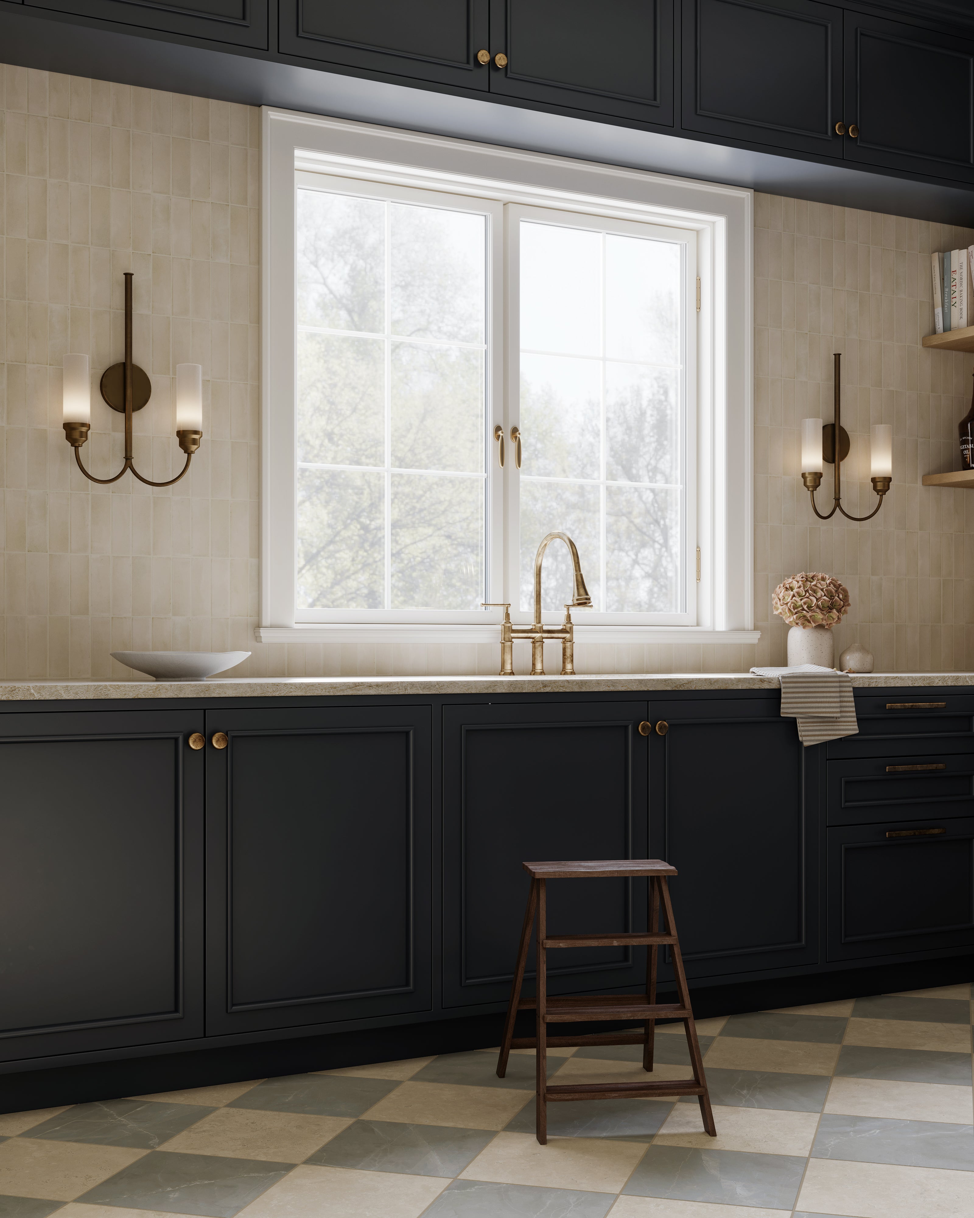 Natasha 2x6 Matte Porcelain Tile in Bone