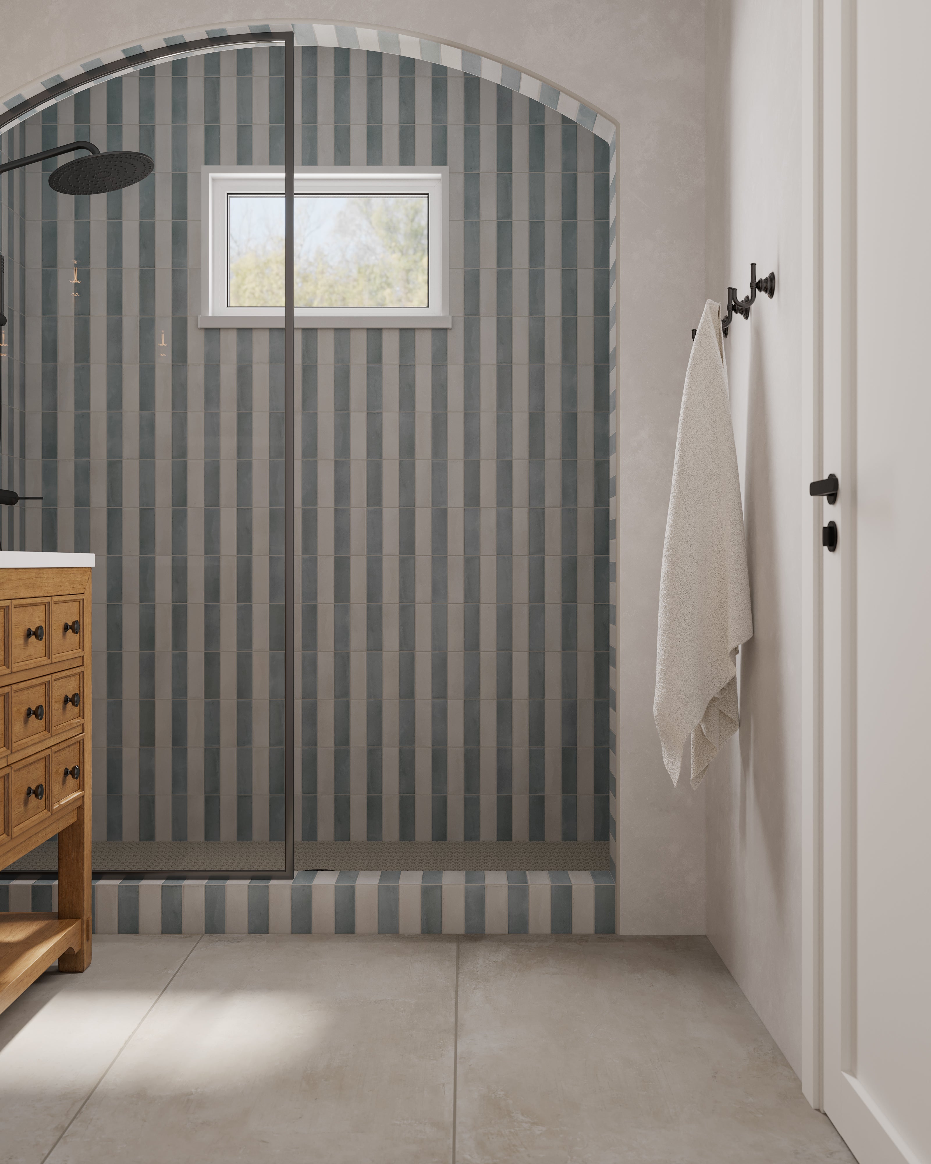 Ramsey 24x48 Matte Porcelain Tile in Putty