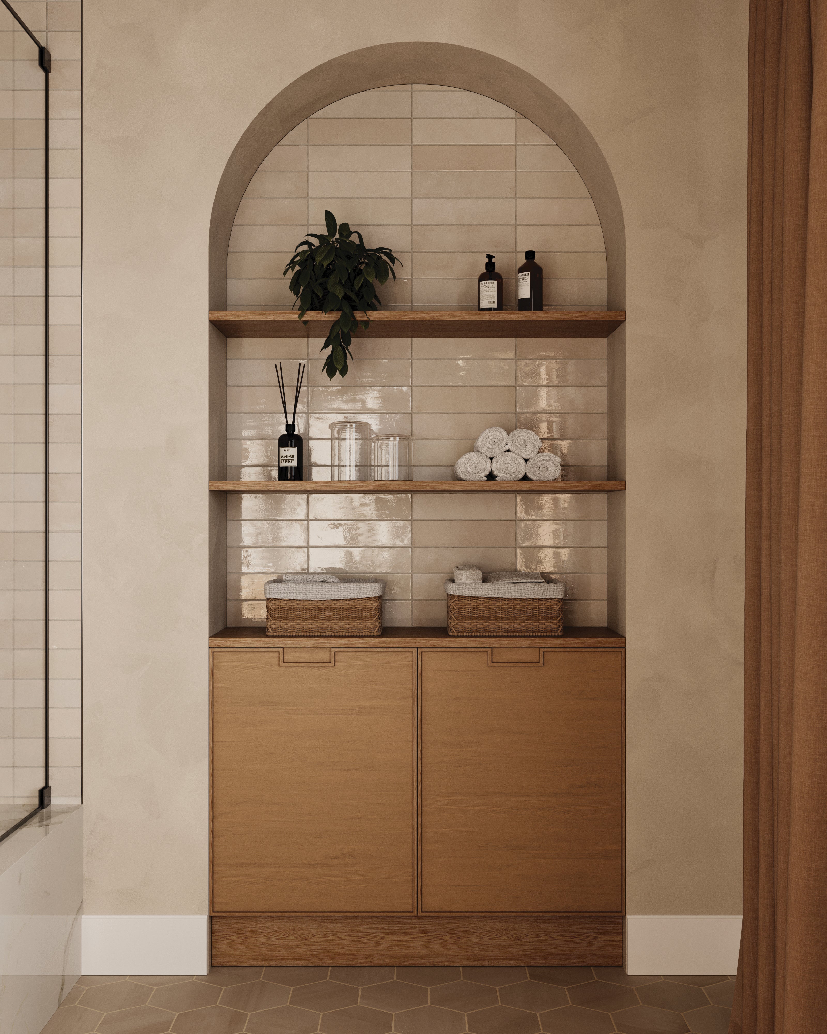 Claire 3x12 Glossy Ceramic Tile in Eggshell