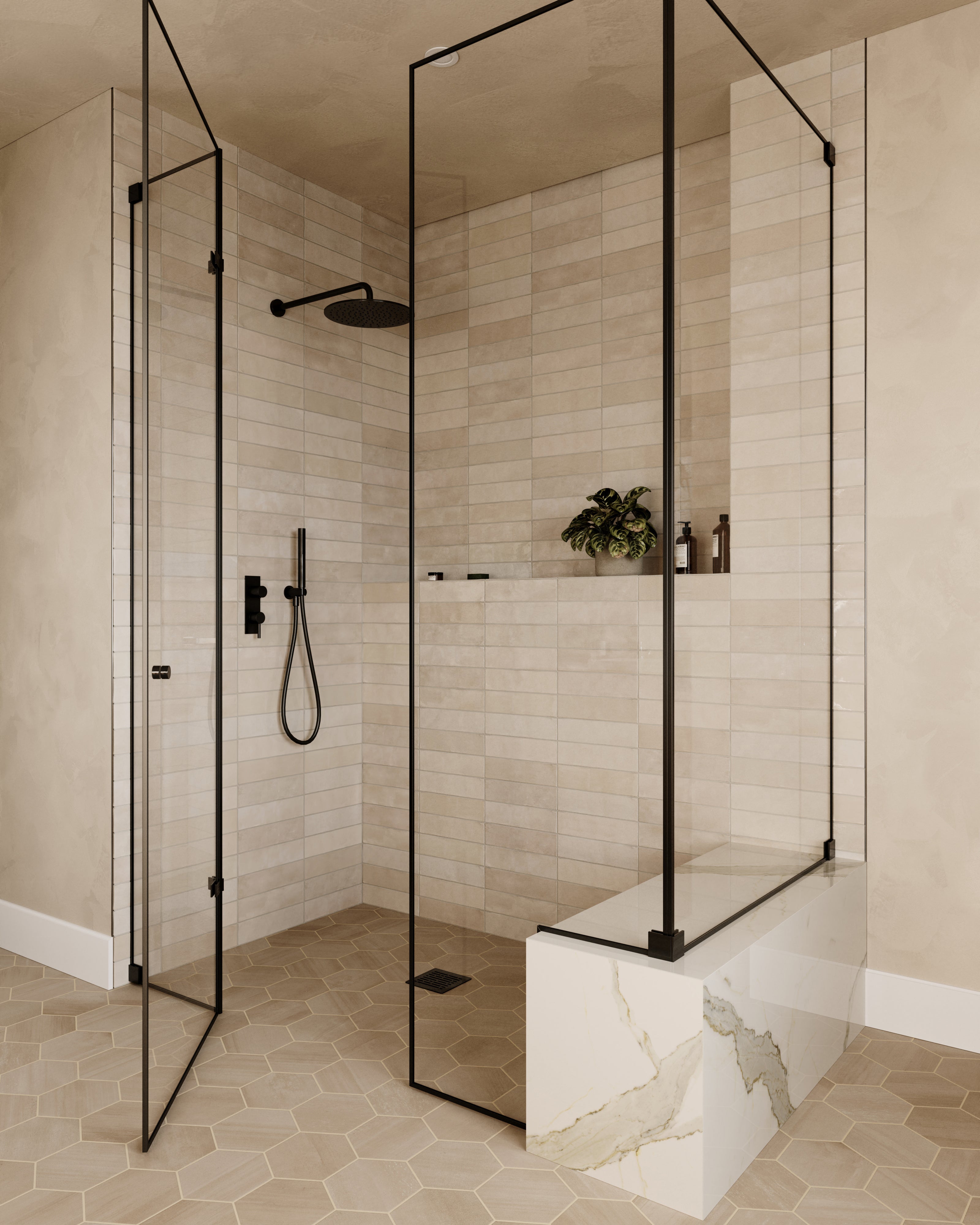 Claire 3x12 Glossy Ceramic Tile in Eggshell