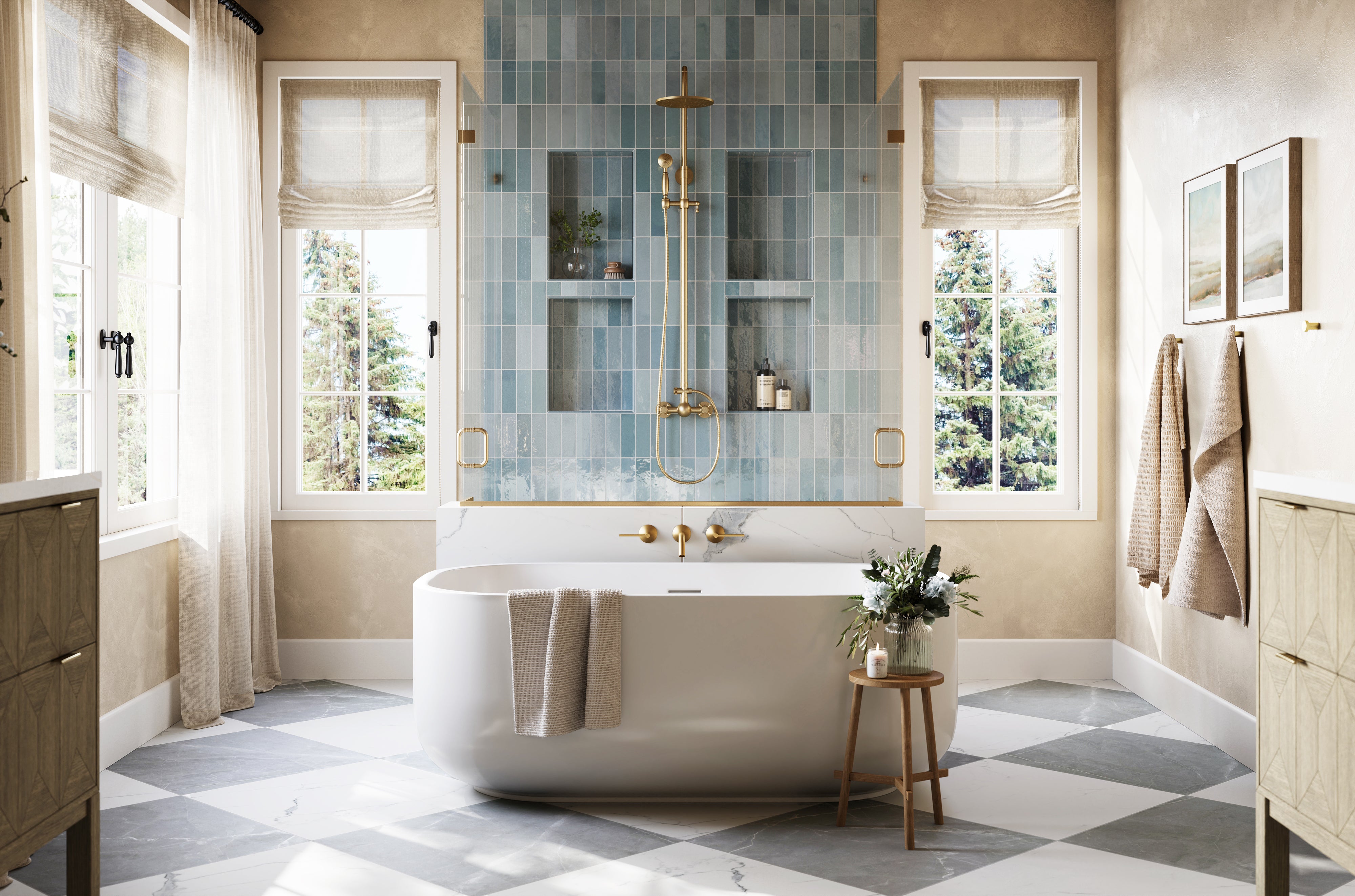 Jojo 2x6 Glossy Ceramic Tile in Ice