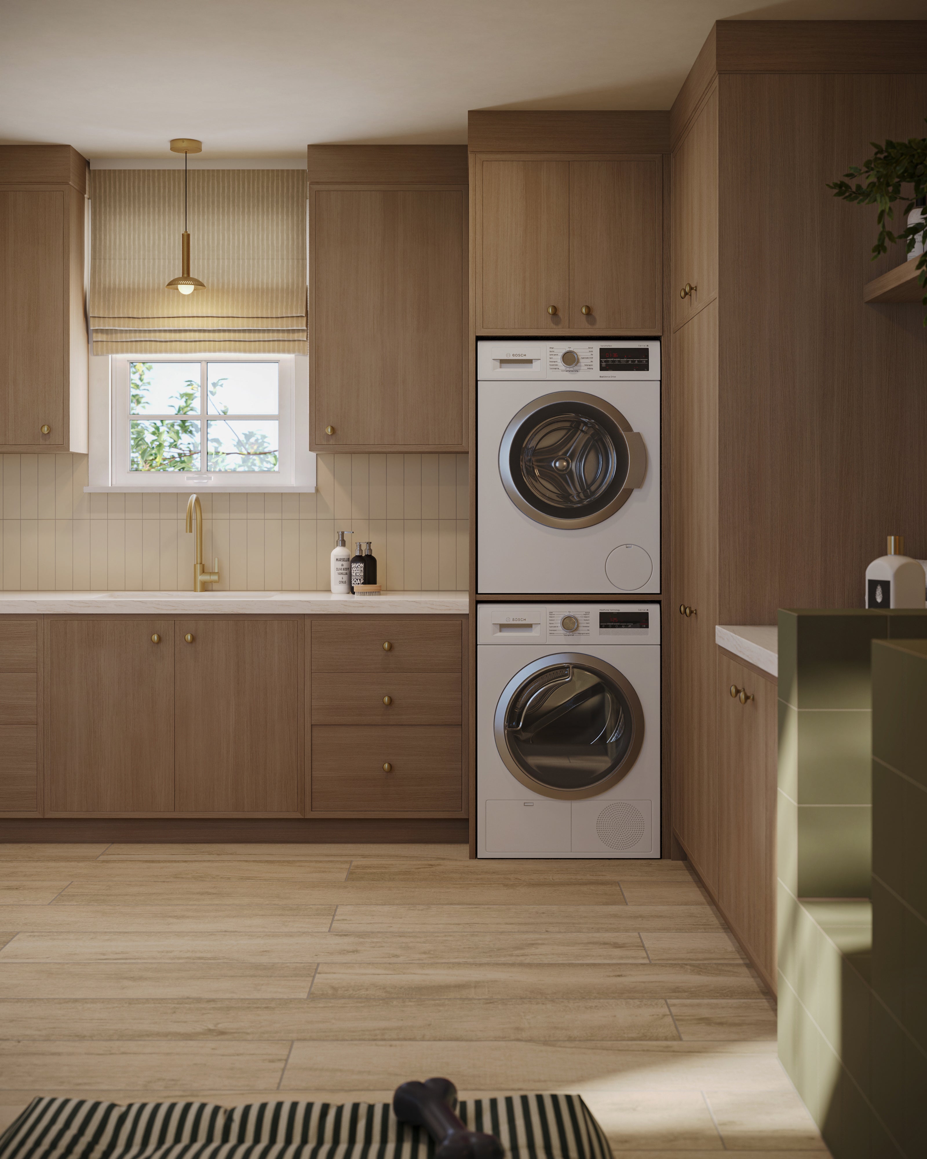 Nora 8x48 Matte Porcelain Tile in Crema