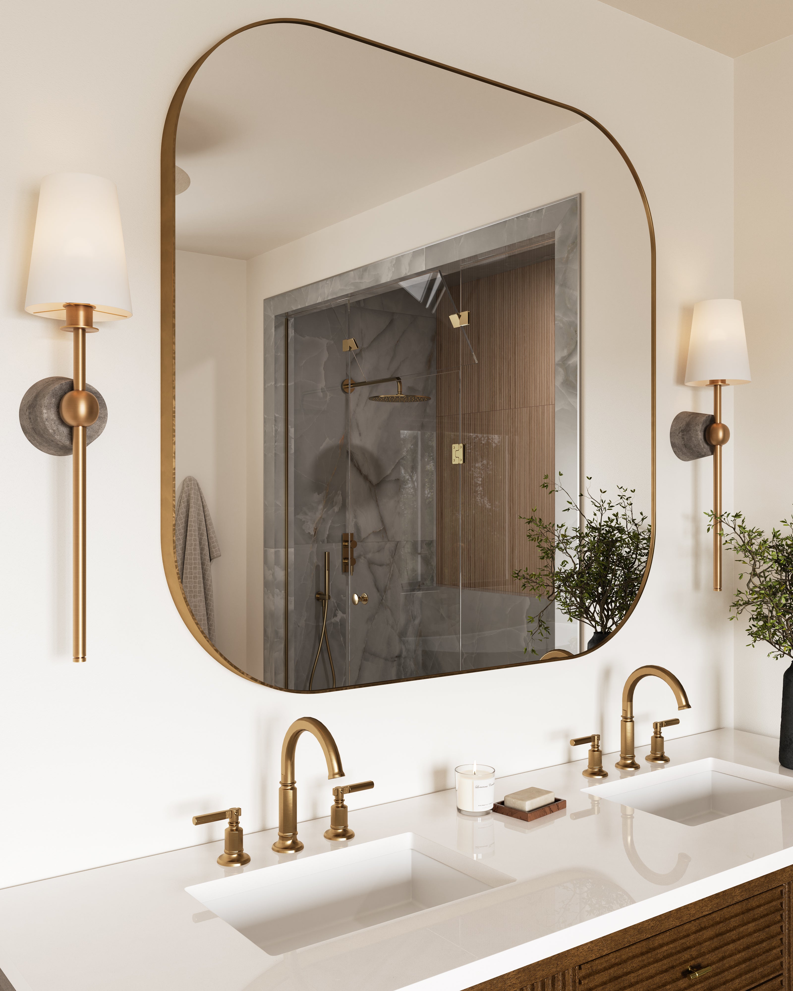 Astrid 24x48 Polished Porcelain Tile in Slate