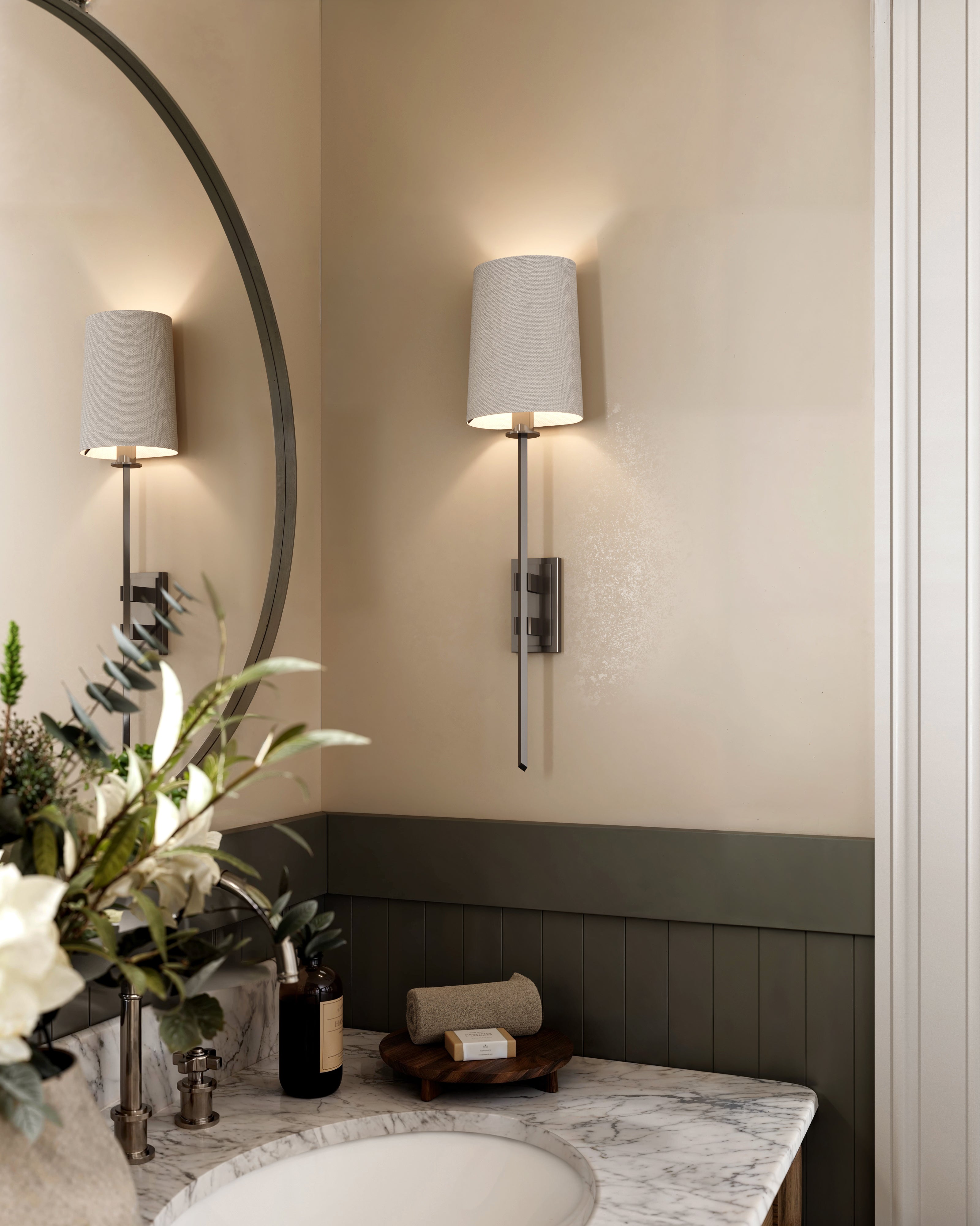 Johansson Wall Sconce in Antique Nickel