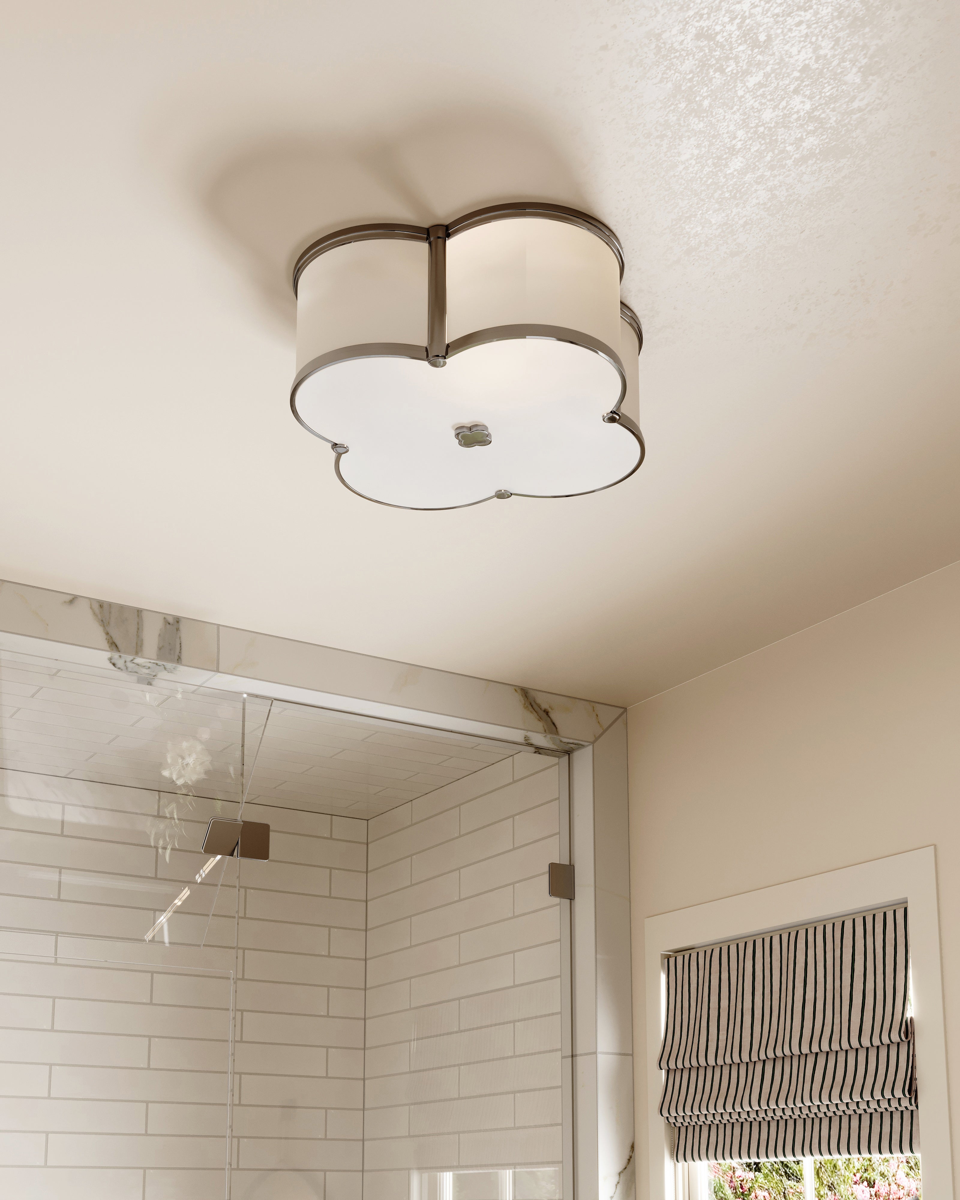 Mulligan 17" Flush Mount in Polished Nickel