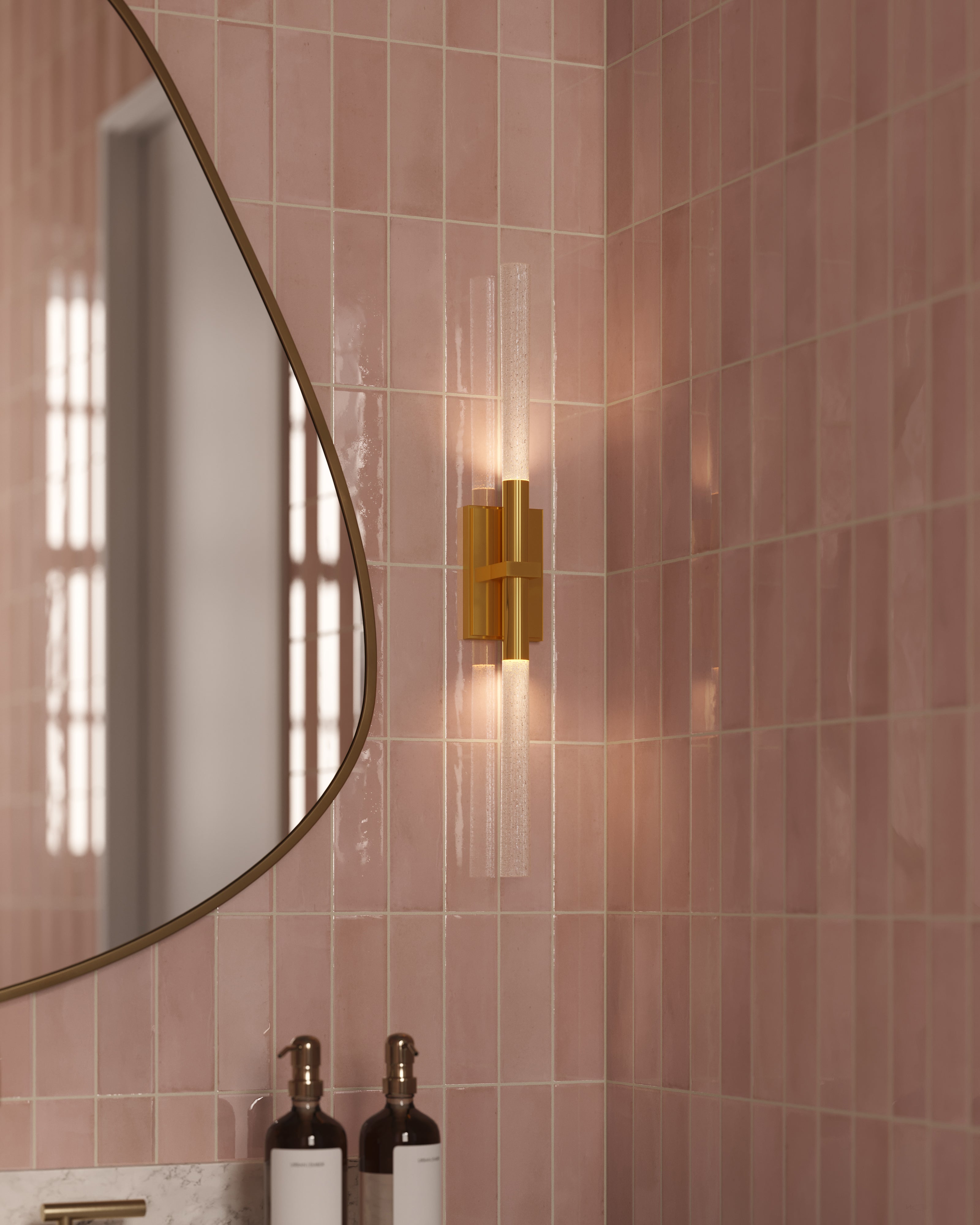 Niko Wall Sconce in Aged Brass