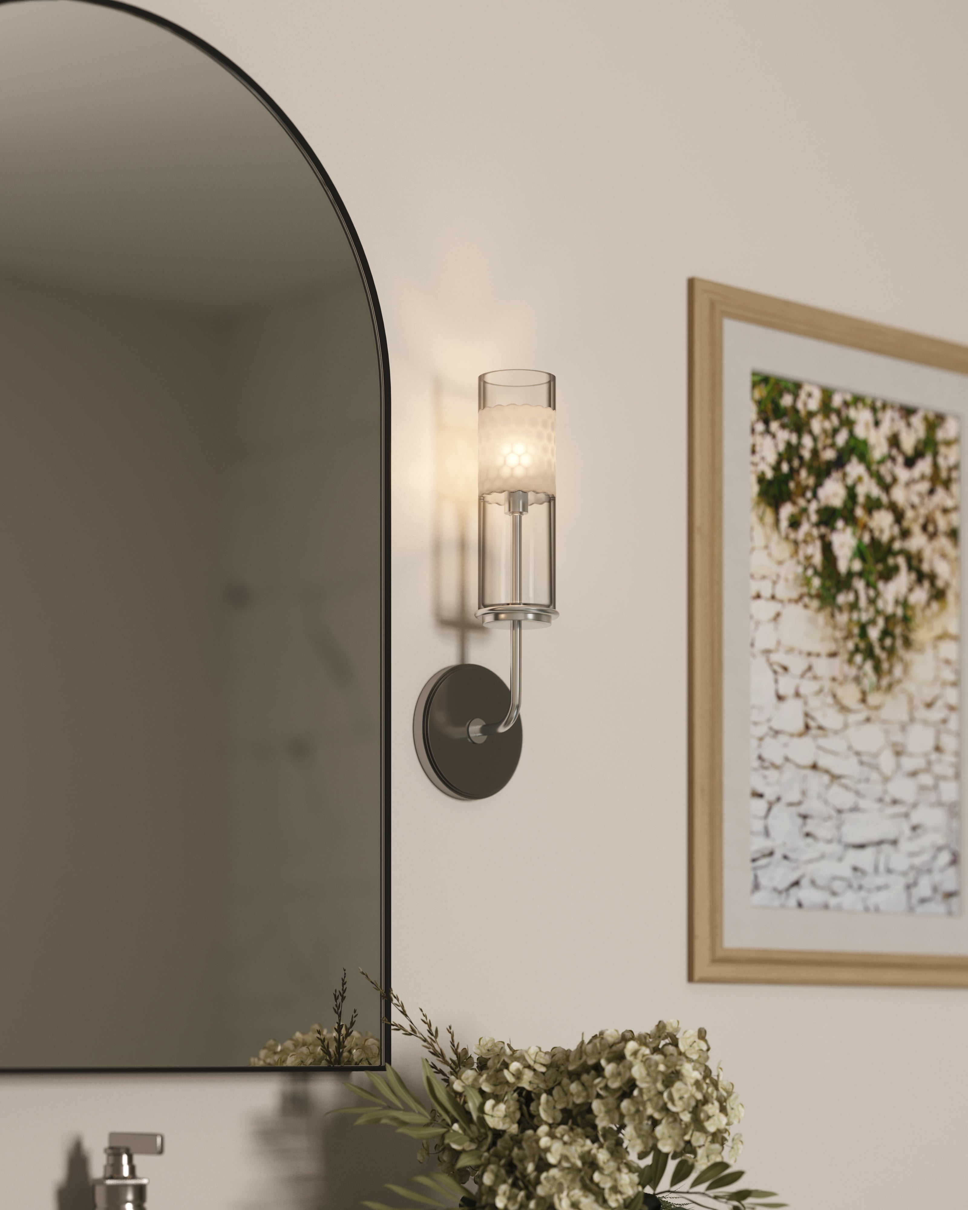 Hera Bath And Vanity Light In Polished Nickel