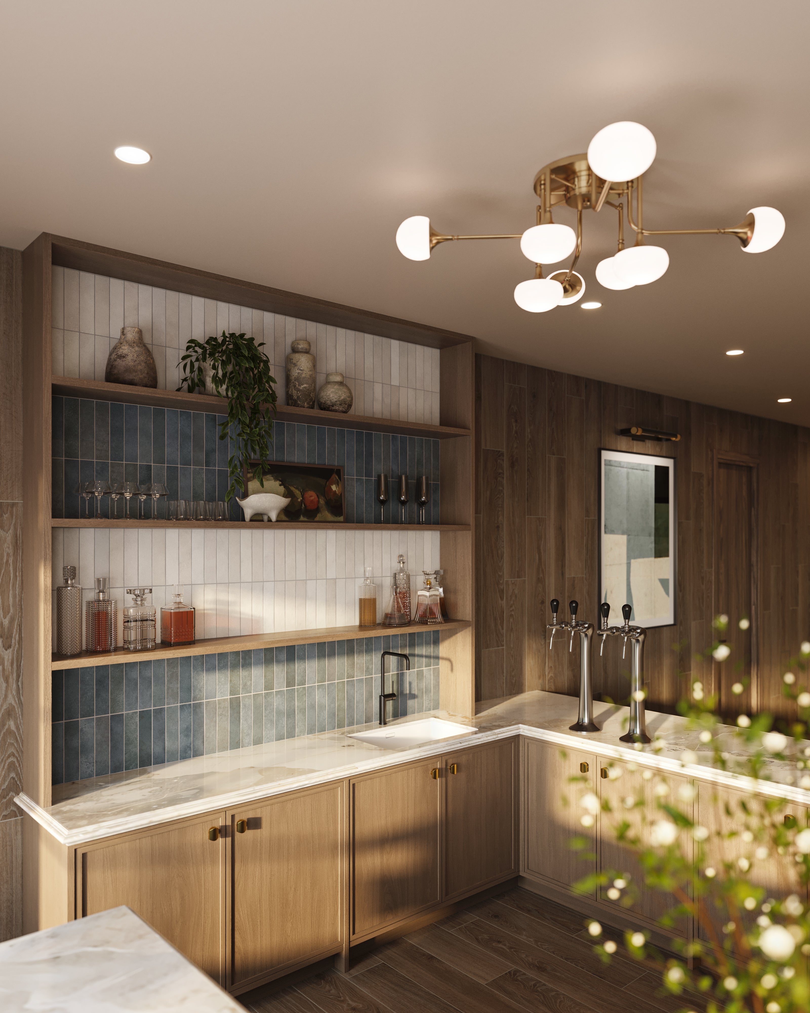 Juliet 2.5x10 Matte Porcelain Tile in Denim