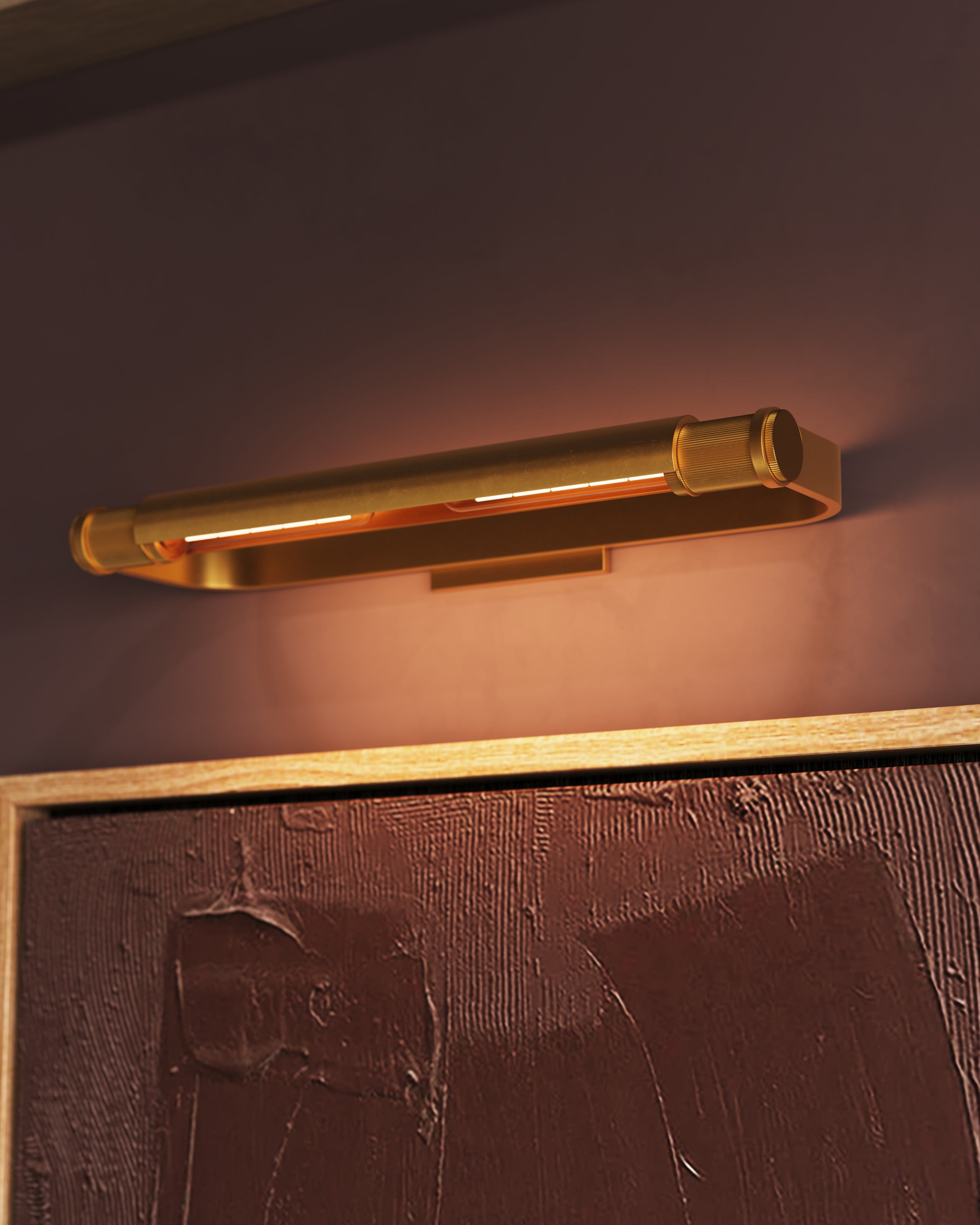 Ernest Picture Light In Aged Brass