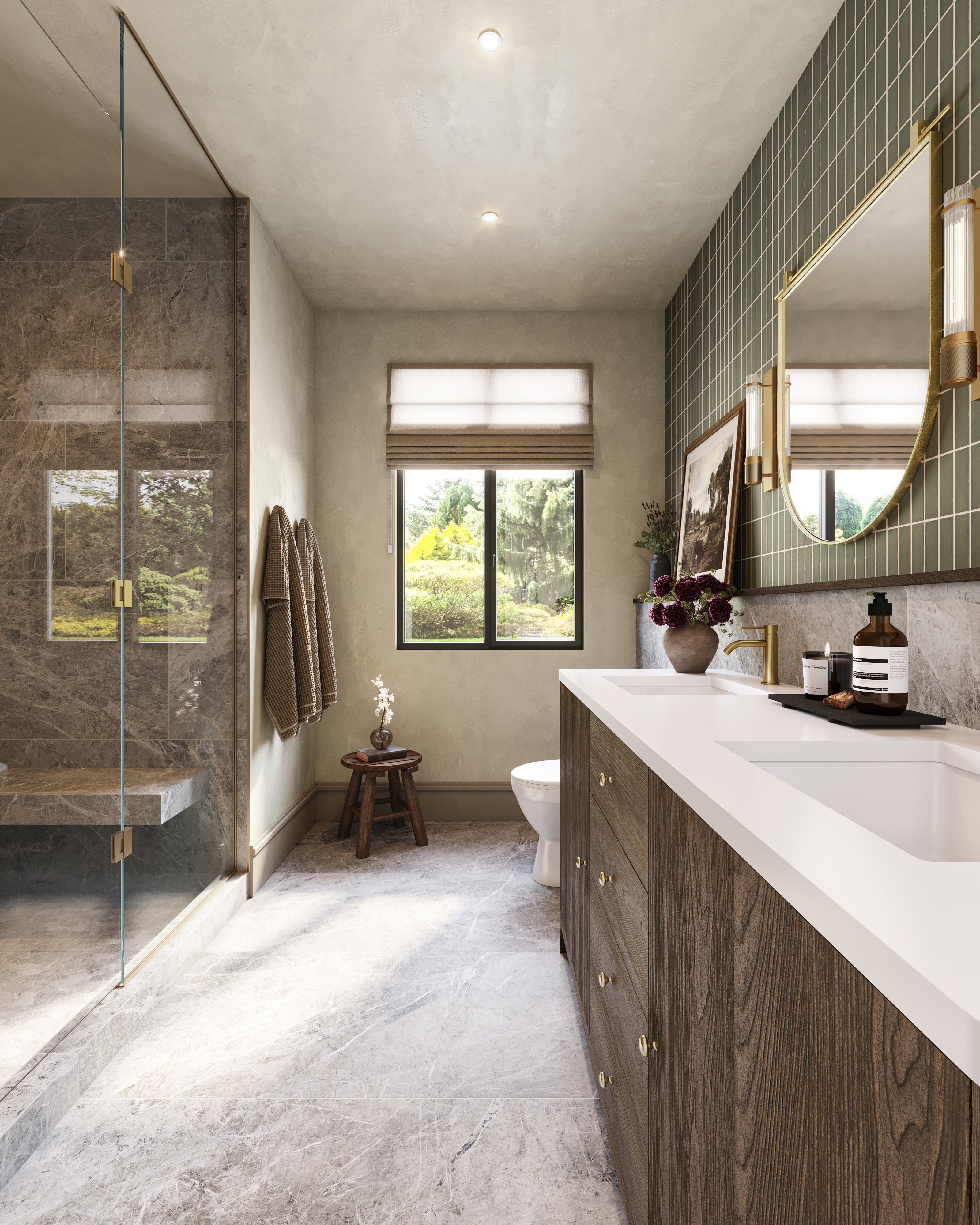 Chantel 24x48 Matte Porcelain Tile in Imperial