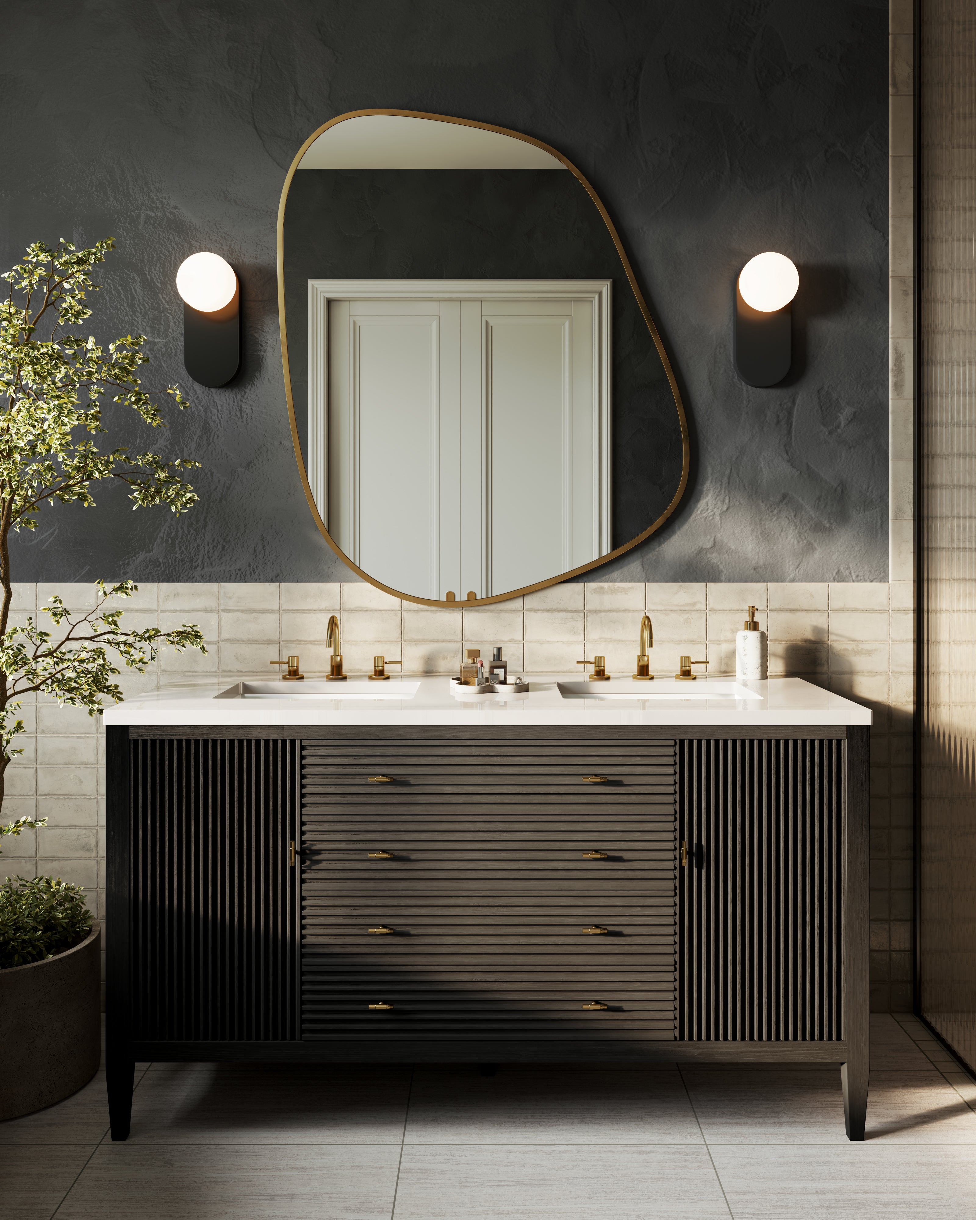 Primm 12" Socket Wall/Vanity Light in Matte Black