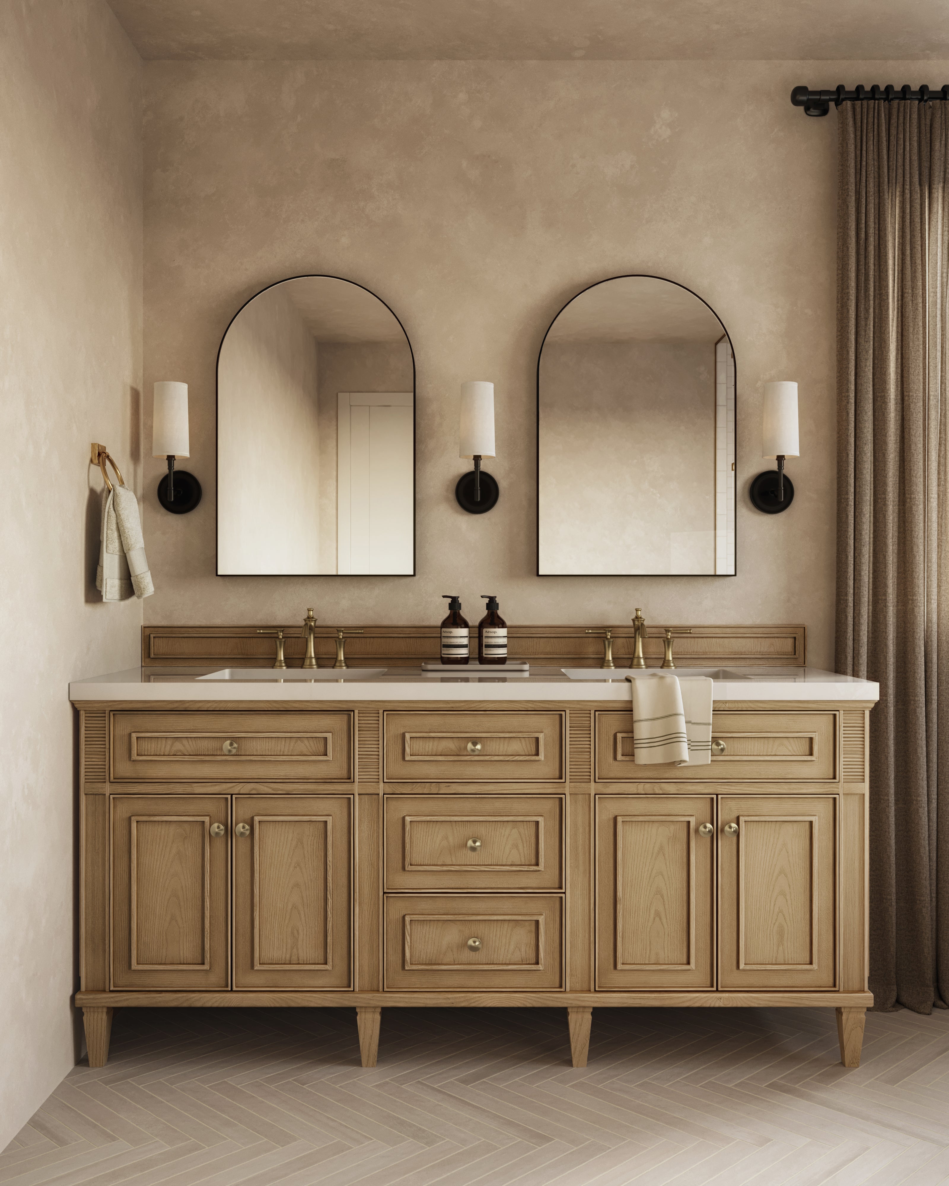 Catalina 2x16 Matte Porcelain Tile in Mushroom