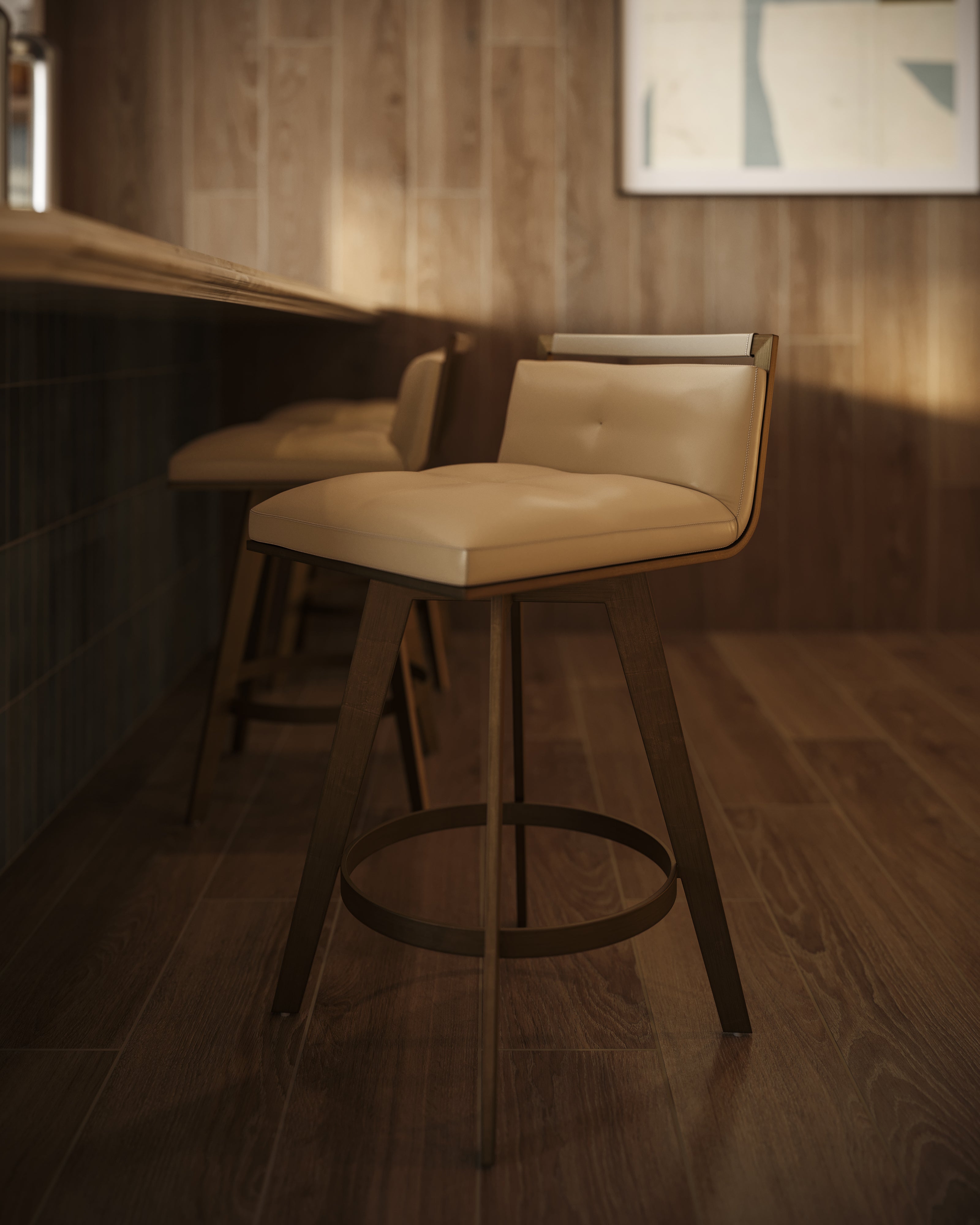 Savannah Counter Stool in Cream